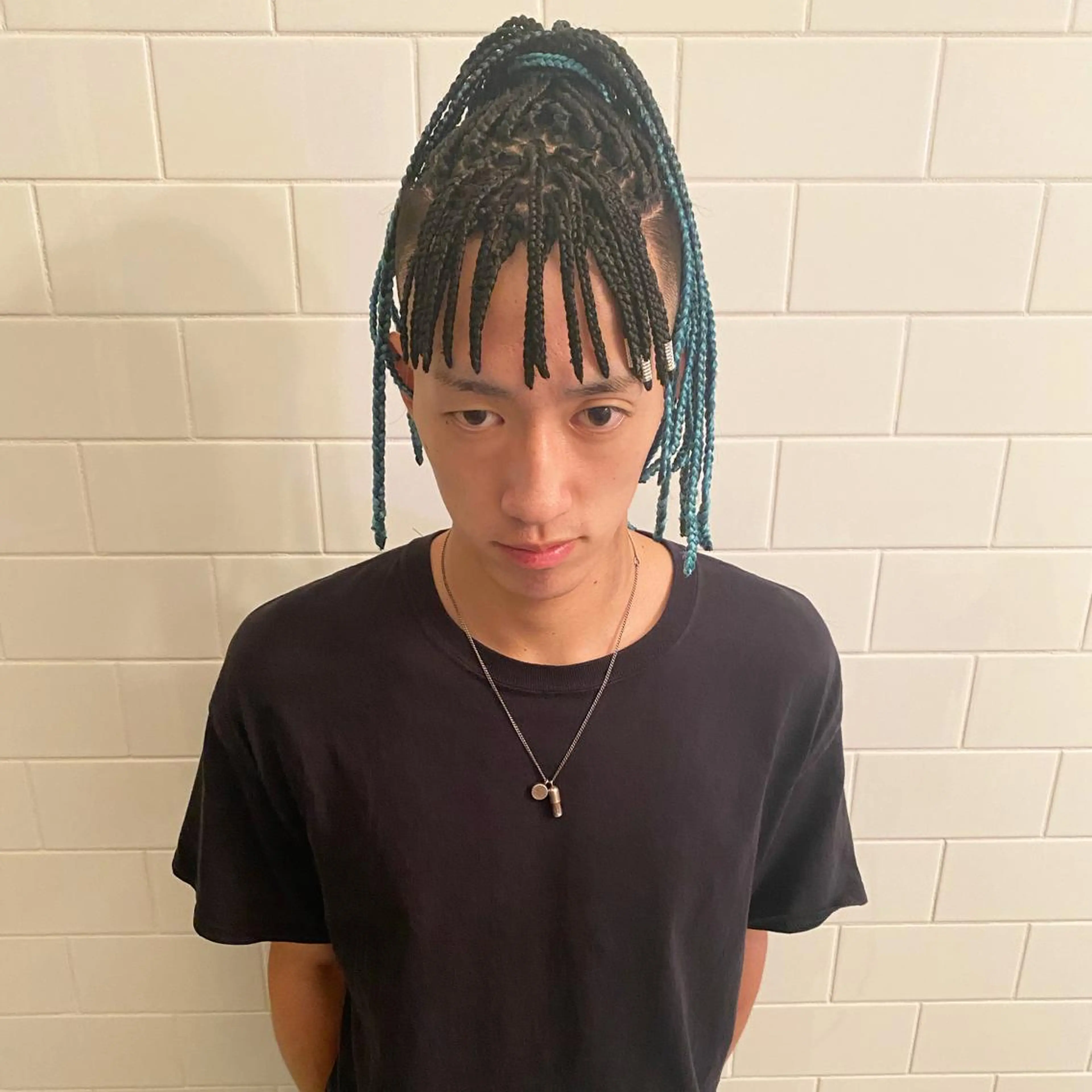 セミロング カラー パーマ ヘアアレンジ メンズ キッズ ネイル マツエク・マツパ 中元 淳のヘアスタイル