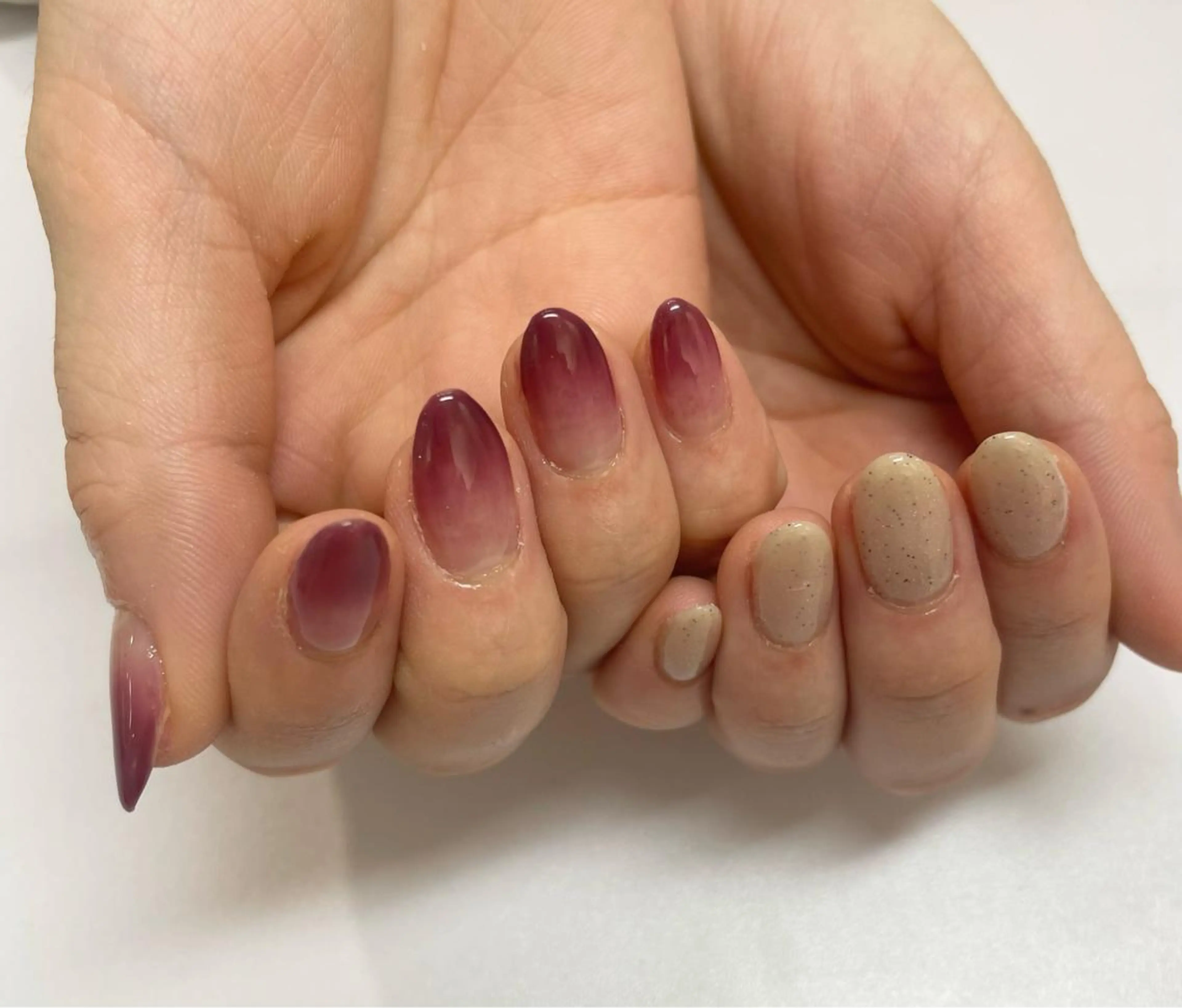 ネイル グラデーション ワンカラーネイル Luonto nail TOKYO 【ルオント】所属・Luonto❁ Mayuのネイルデザイン