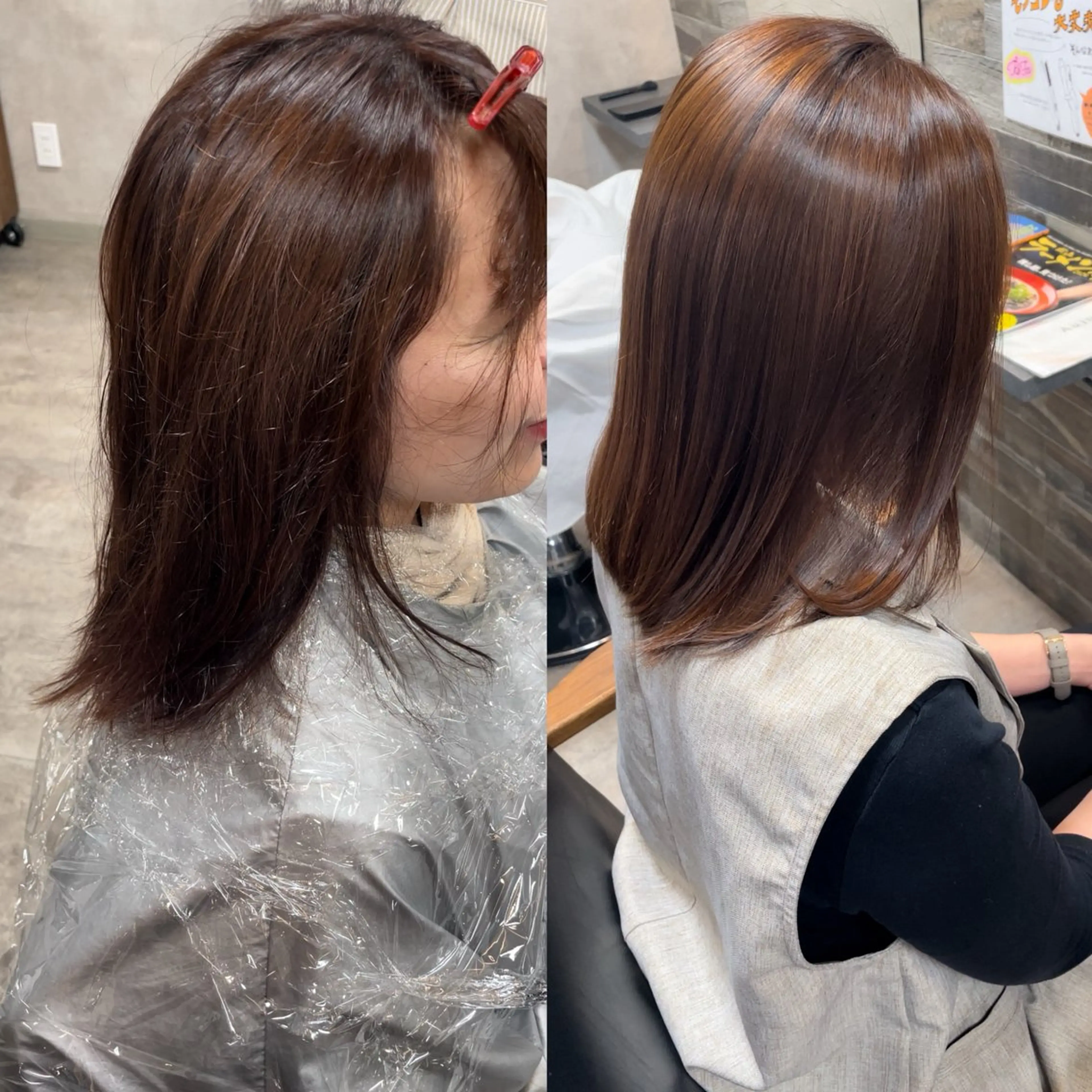 縮毛矯正 RIENS / ayu ♡のヘアスタイル