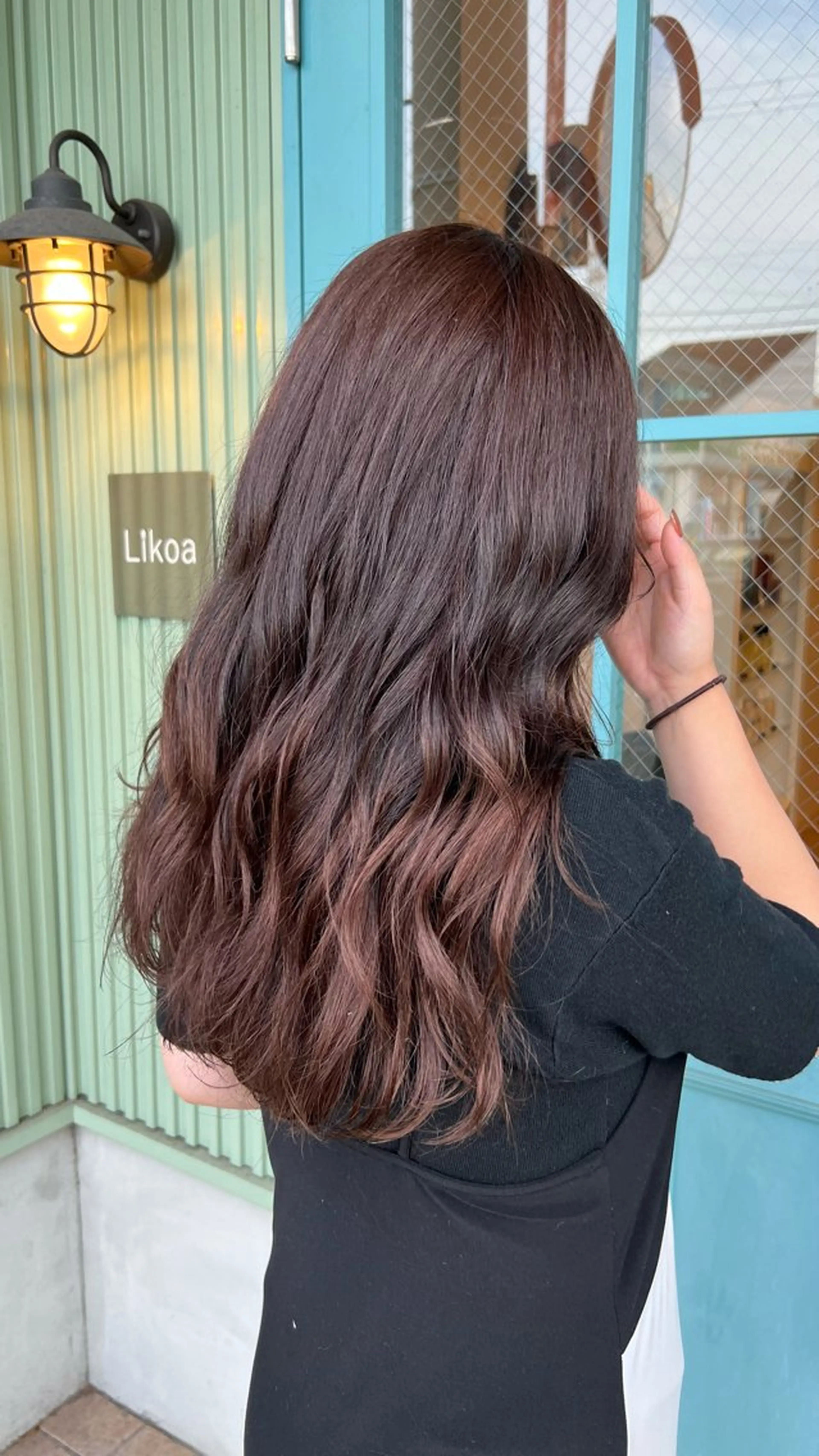 ロング カラー ブラウンカラー くすみブラウン 北花田美容師🍃村尾 光太/むらのヘアスタイル