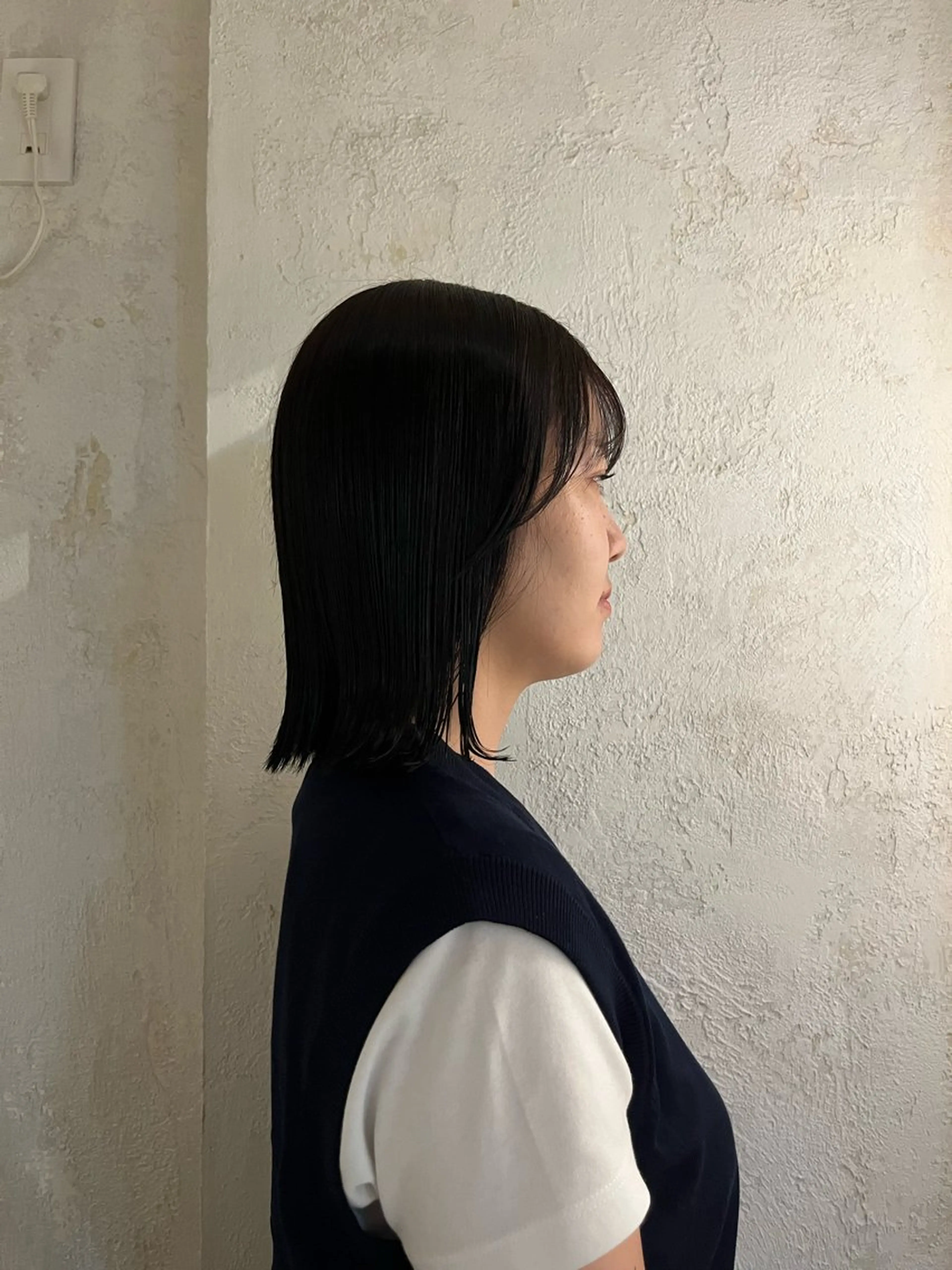 ミディアム 縮毛矯正 eddie所属・Kanoe /モデル募集中のヘアスタイル