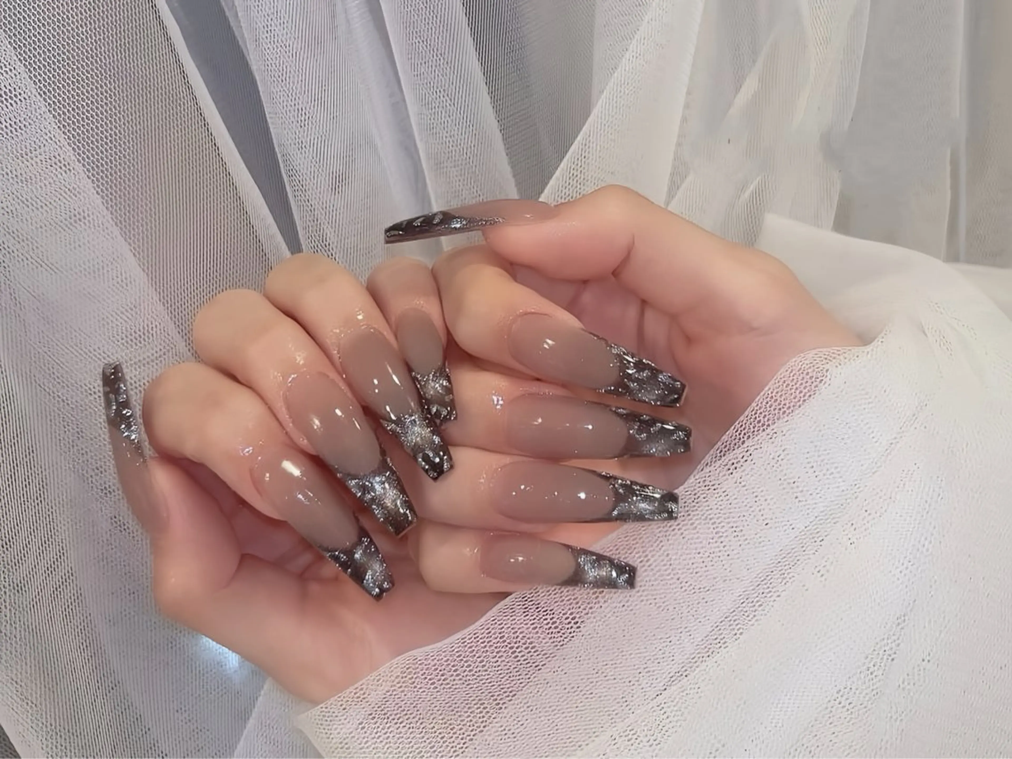 ネイル アートネイル ロングネイル スカルプネイル ネイルチップ ハンドネイル Rin Nailのネイルデザイン