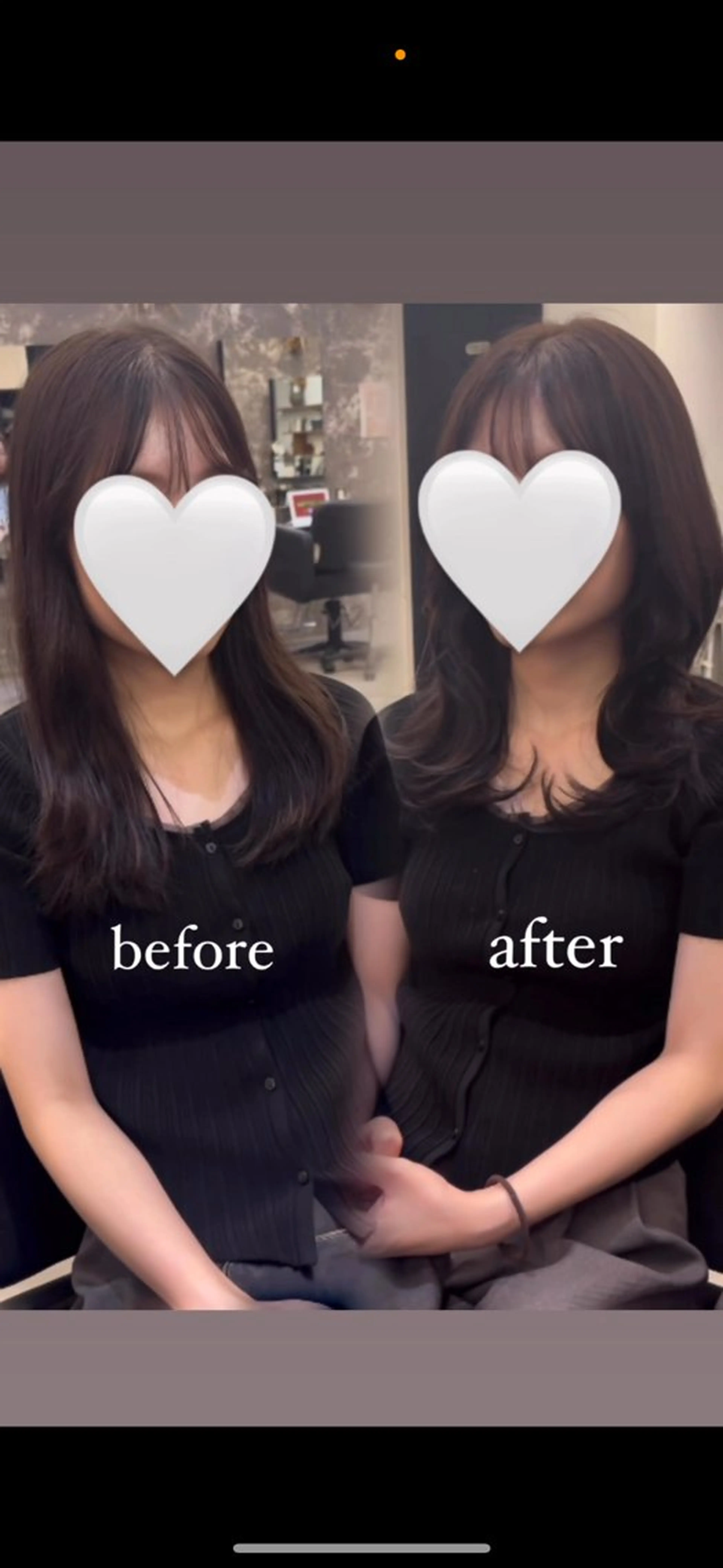 セミロング カット ヘアカラー トリートメント レイヤーカット🫧艶 カラー/LILICAのヘアスタイル