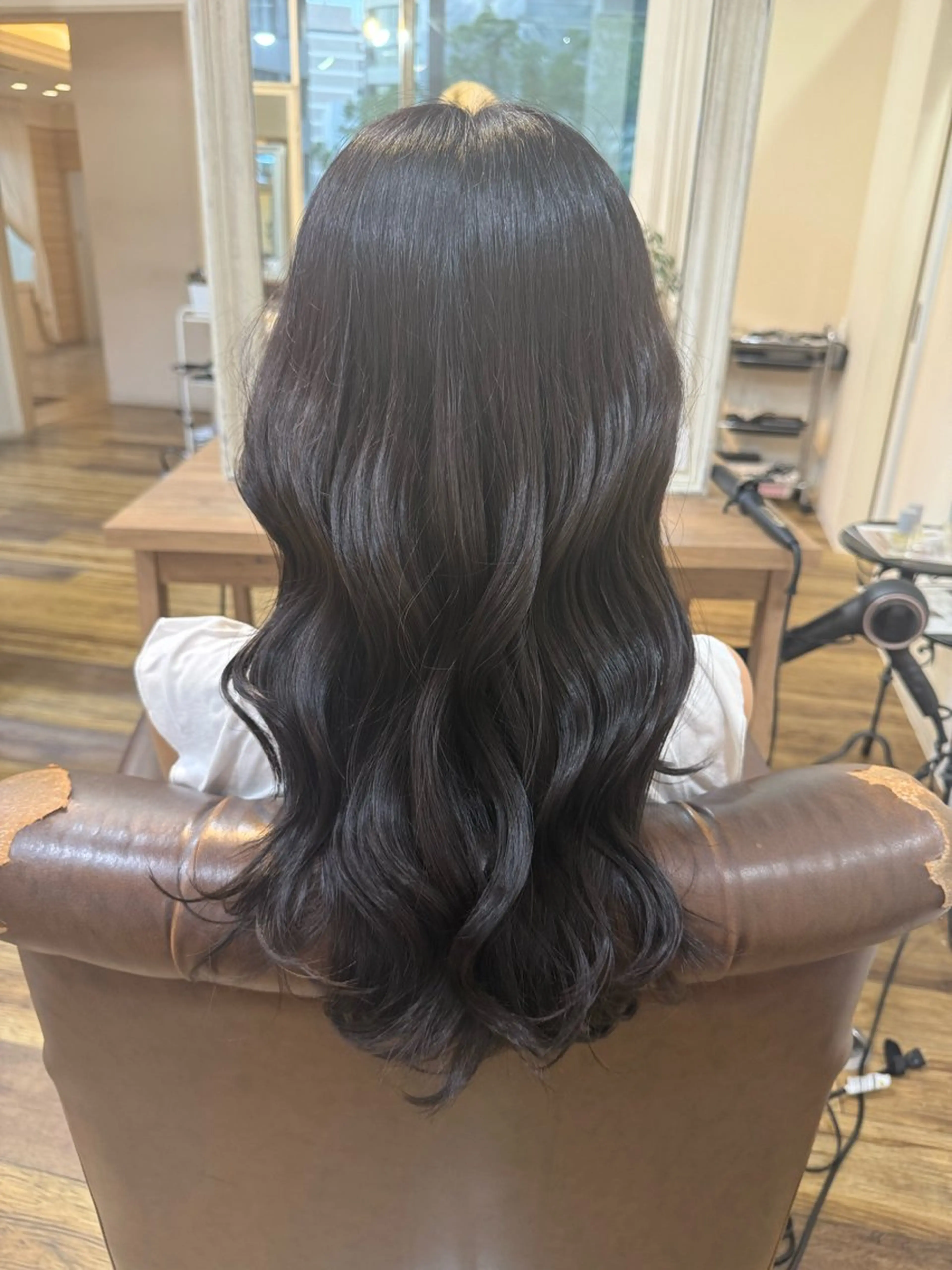 ロング カラー ブラウンカラー ダークブラウン ヘアカラー 大河内滉生 /カラーモデル募集のヘアスタイル