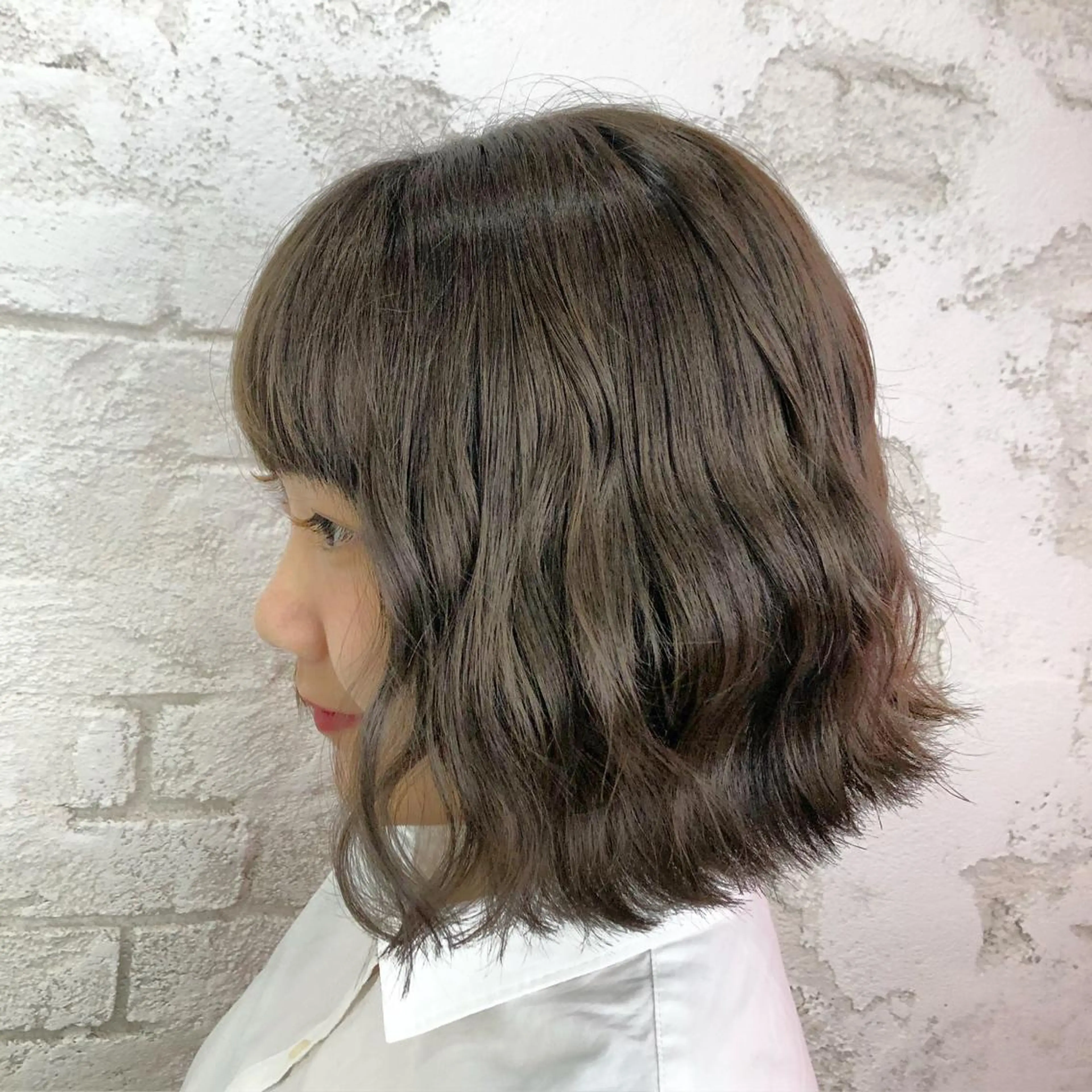 カラー ブラウンカラー オリーブブラウン オオカワユウキ 🎀newi池袋のヘアスタイル