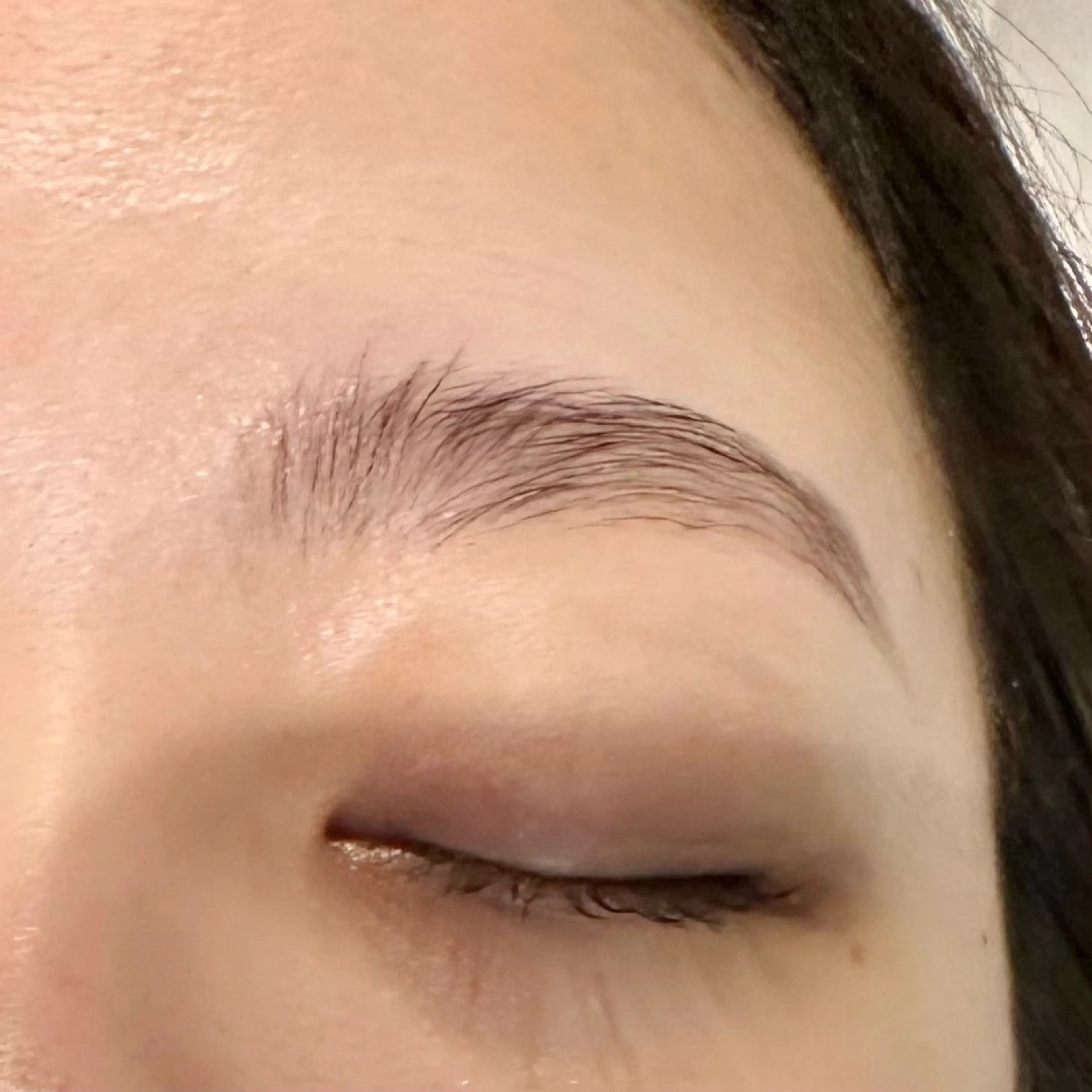 【人気❤️🔥】HBL(眉の毛流れパーマ+眉毛wax)&眉カラー🩵の写真