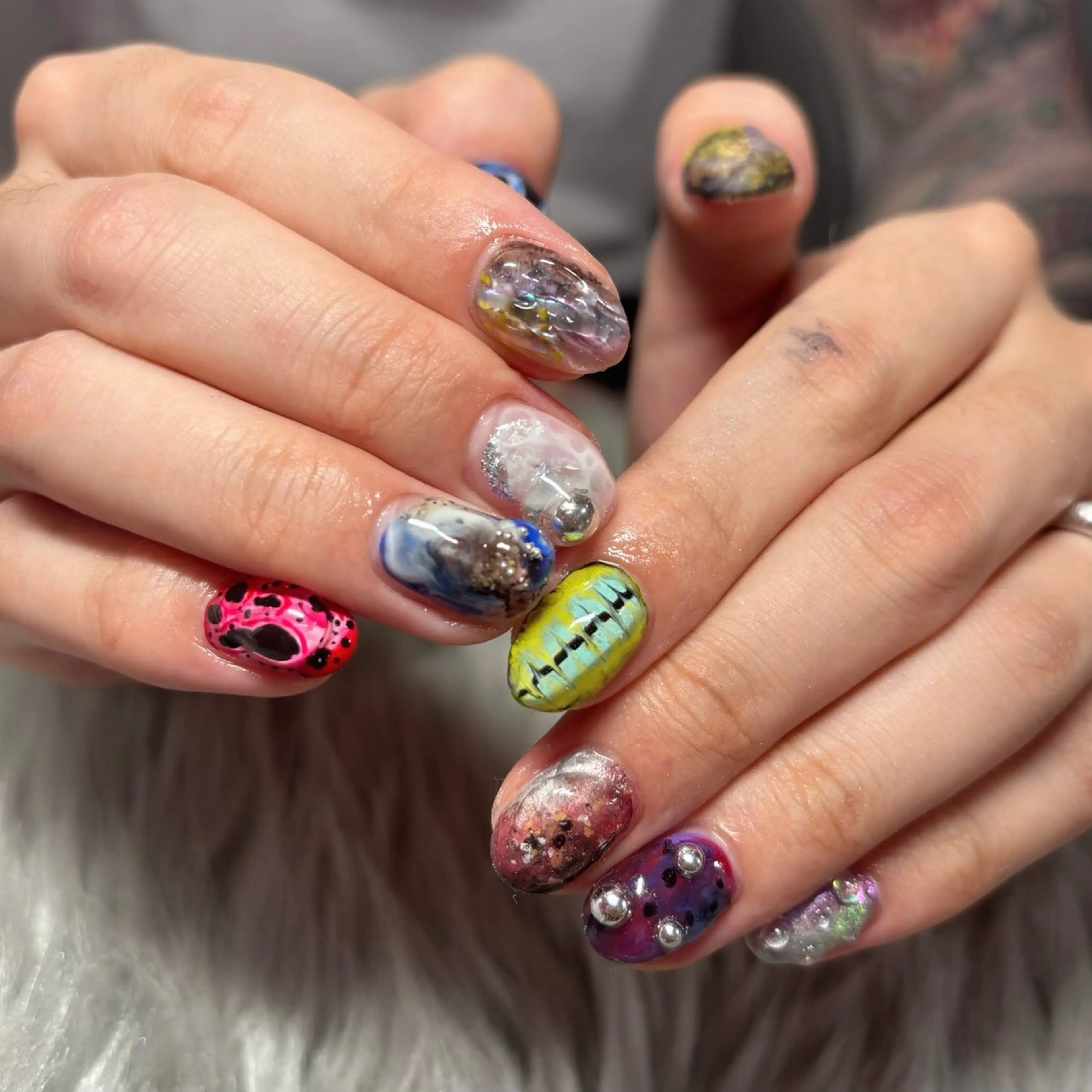 ネイル ニュアンスネイル ハンドネイル Noix 工藤のネイルデザイン