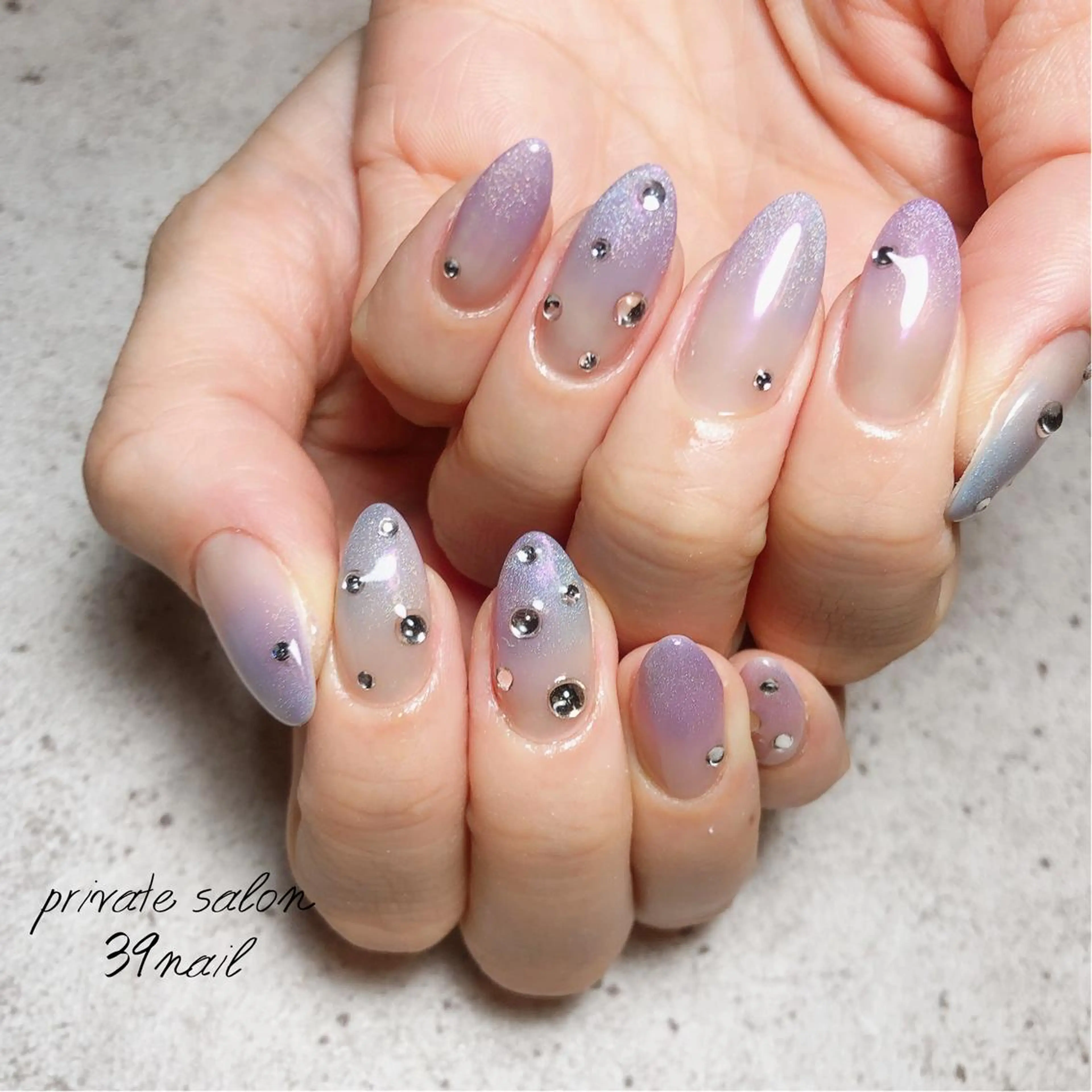 ミディアム ネイル ハンドネイル 京橋 【39nail】のネイルデザイン