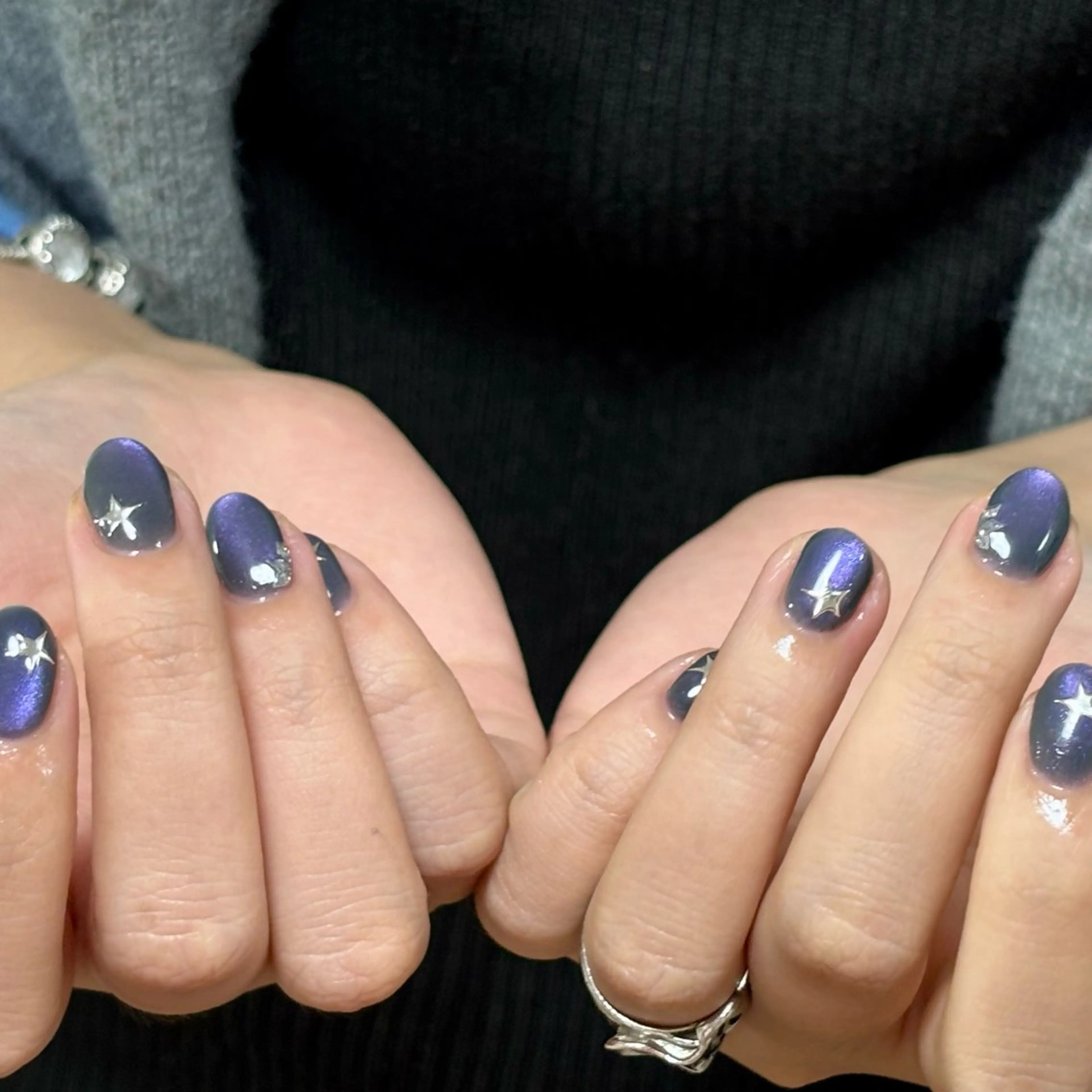 ネイル マグネットネイル ハンドネイル IYOU NAIL町田店所属・IYOUNAIL- Piggyのネイルデザイン