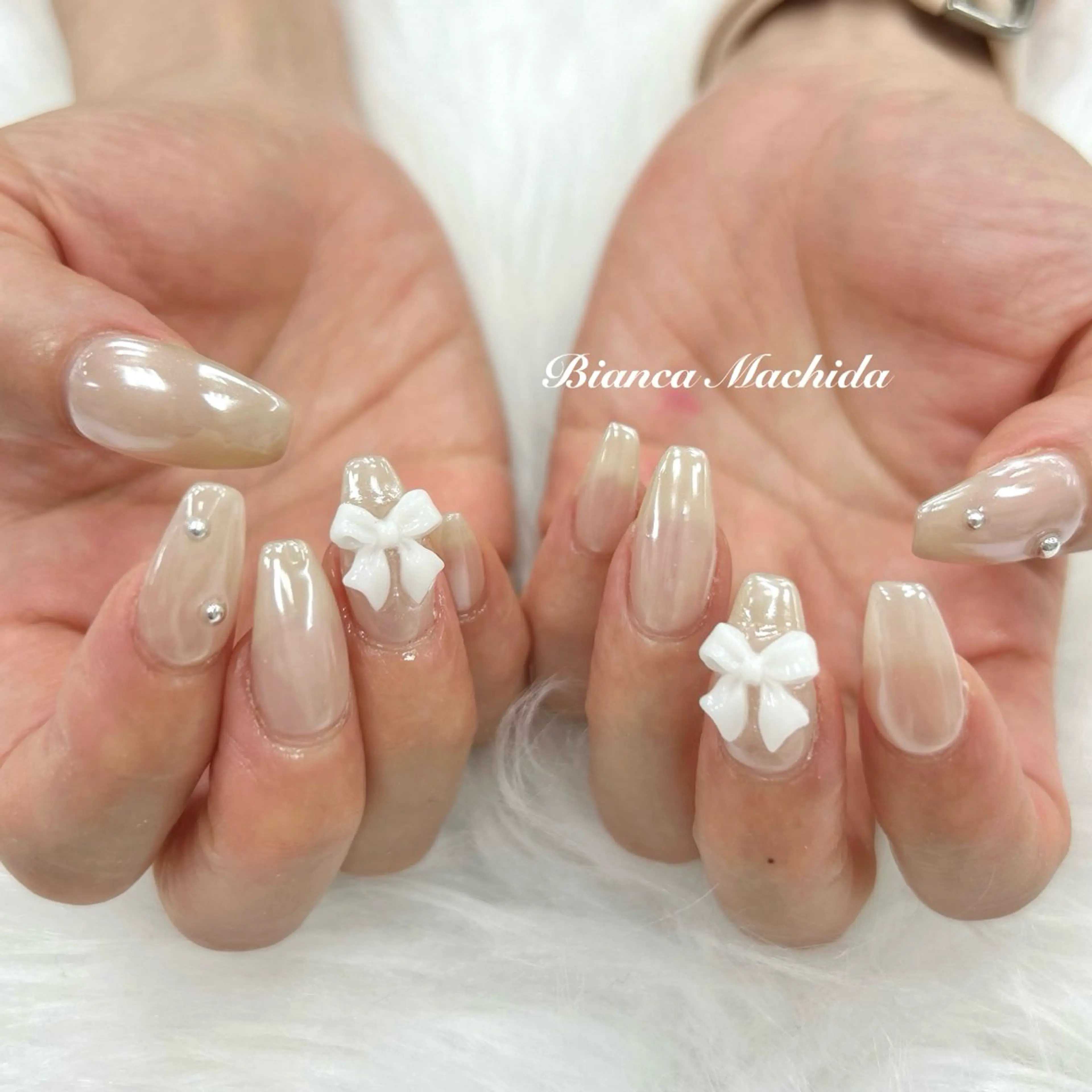 ネイル ハンドネイル ハンドケア Bianca 🪽 Nakajimaのネイルデザイン