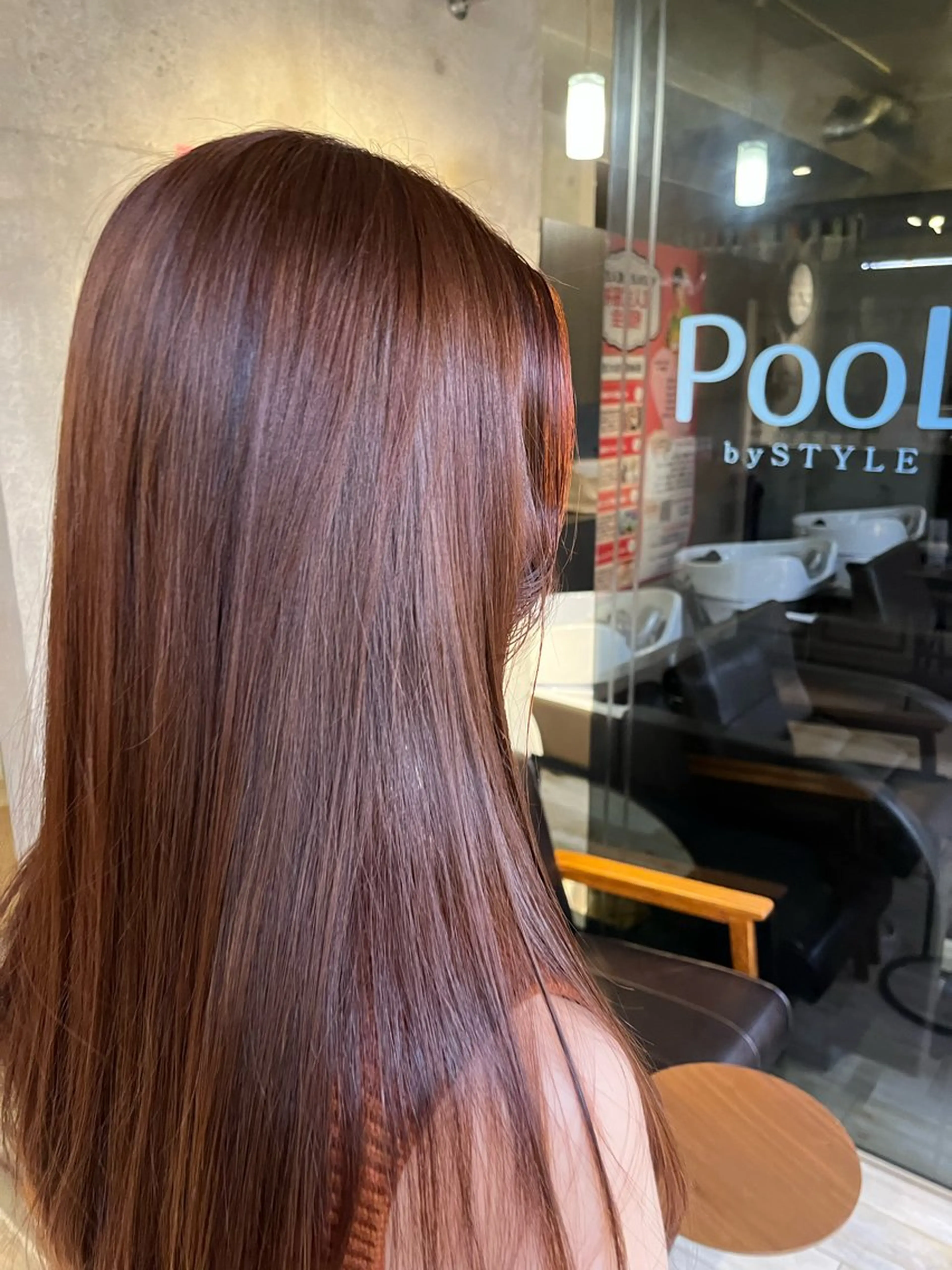 ロング カラー ブリーチ ブラウンカラー ブリーチなしカラー オレンジ オレンジブラウン ミユウ🌼ブリーチ / ダブルカラーのヘアスタイル