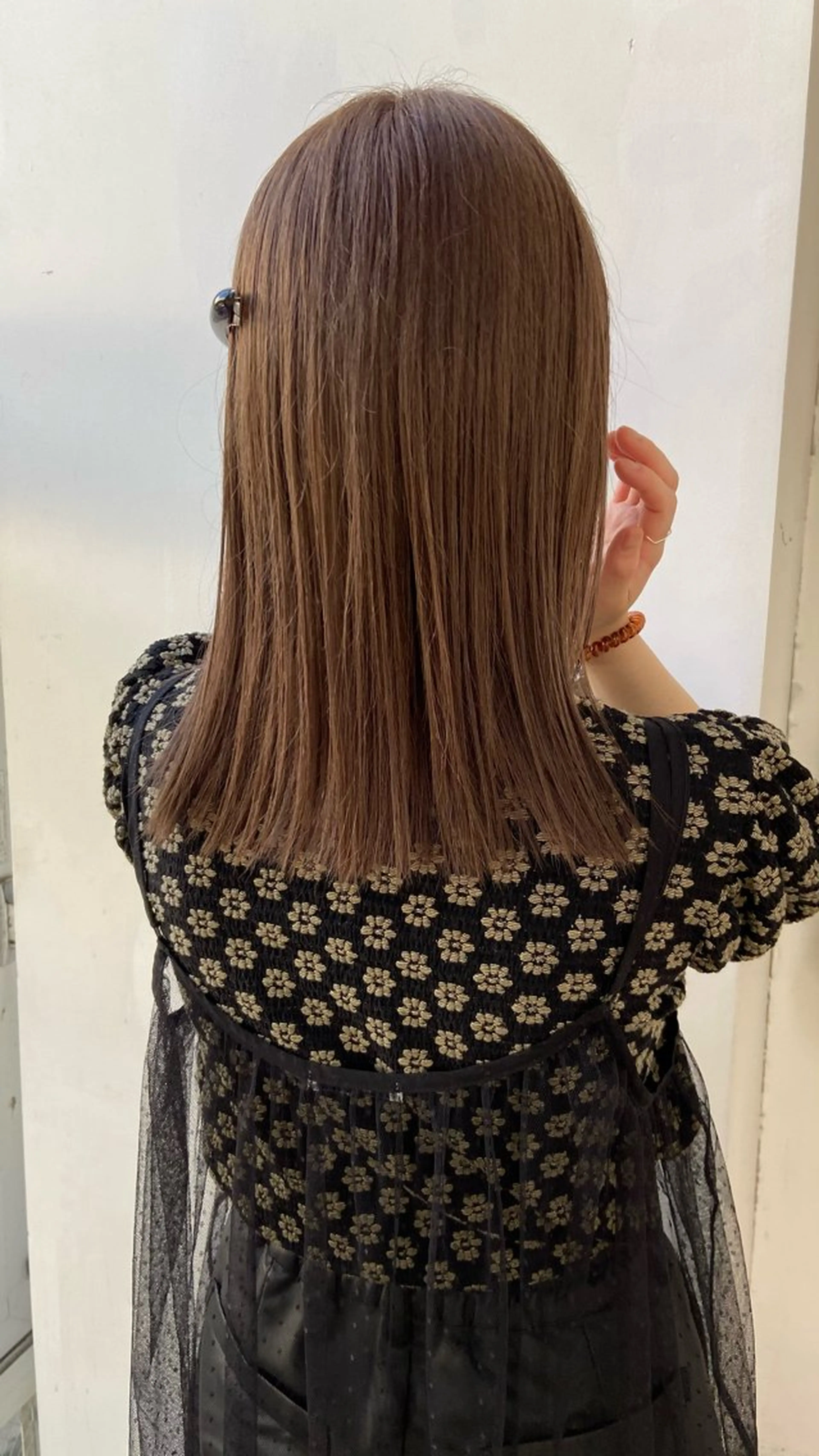ミディアム カラー ベージュカラー ヘアカラー Rinon所属・沖 真琴のヘアスタイル