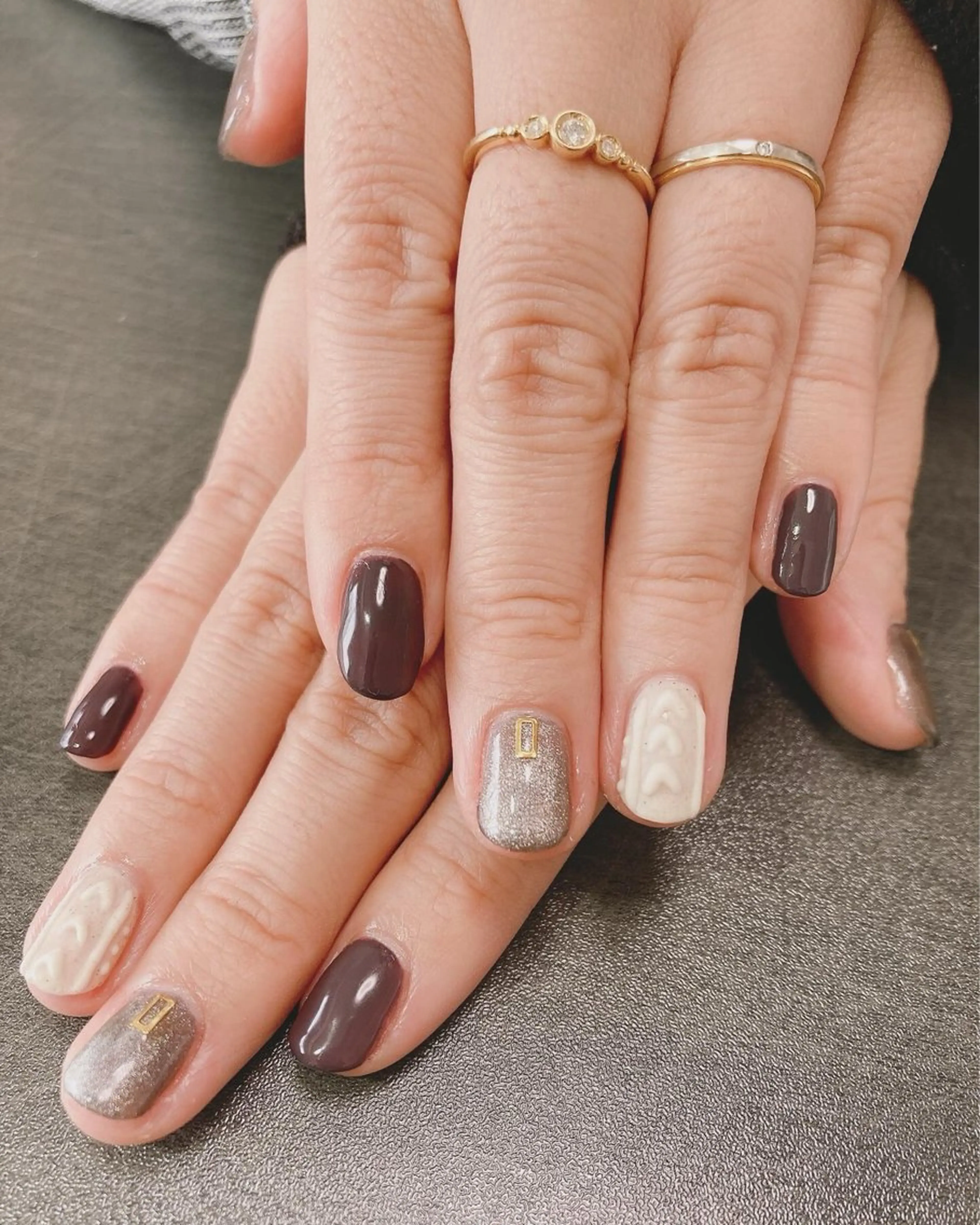 ネイル 冬ネイル Tree 〜saito〜のネイルデザイン