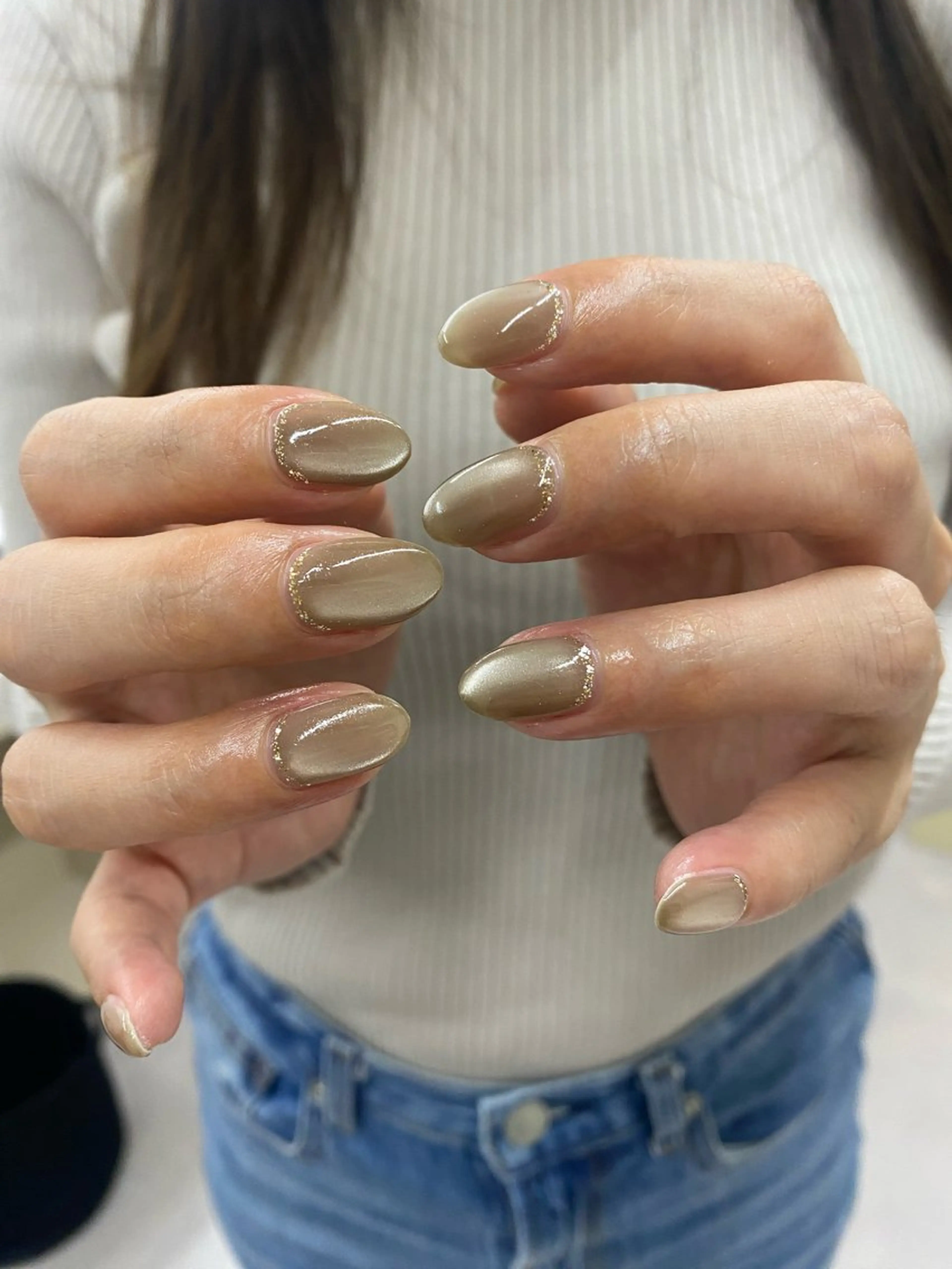ネイル ハンドネイル ニュアンス / 鉱物 natsukiのネイルデザイン