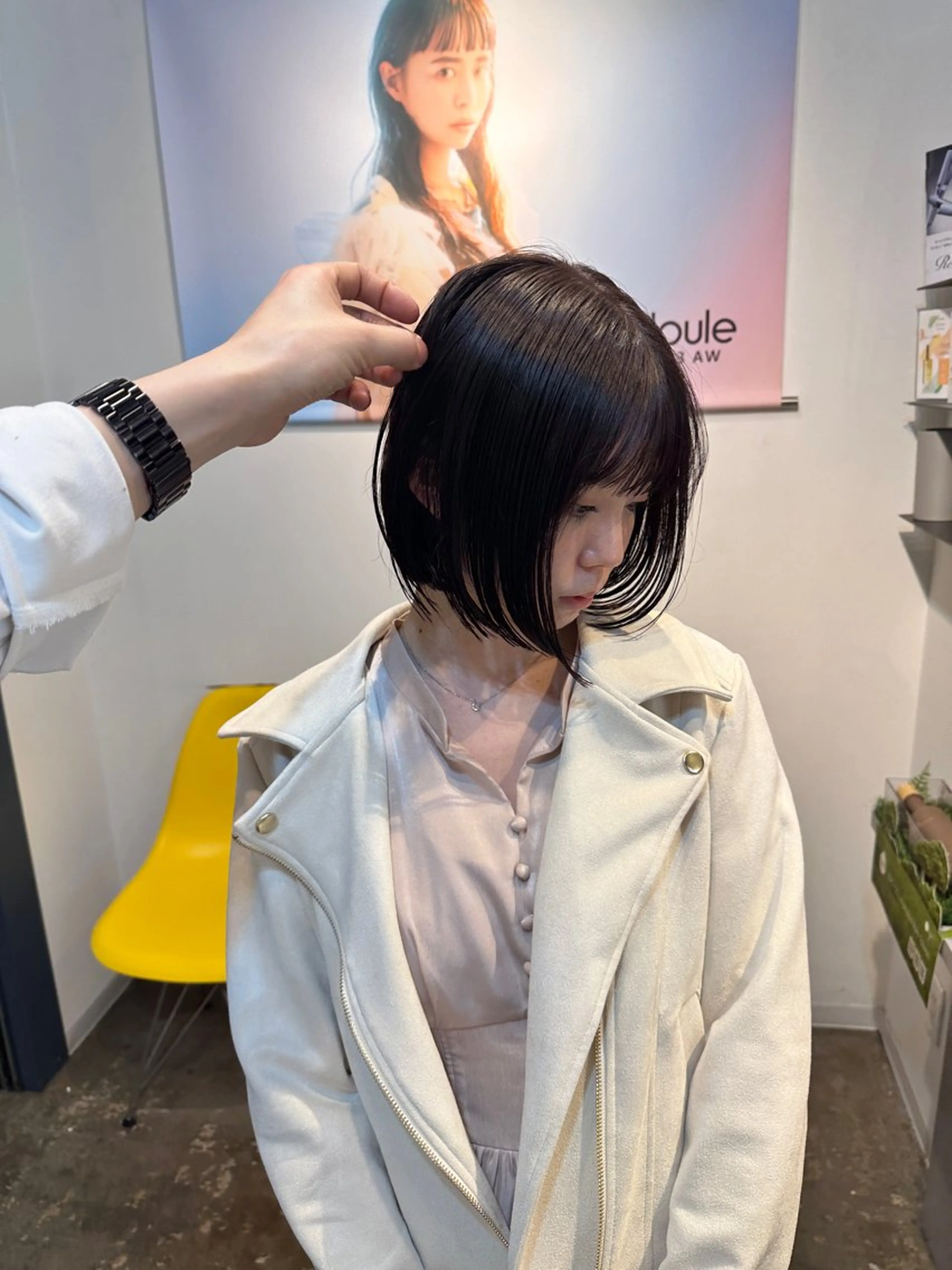 ショート ボブ/ぱつっとボブ/ 谷口 海星のヘアスタイル