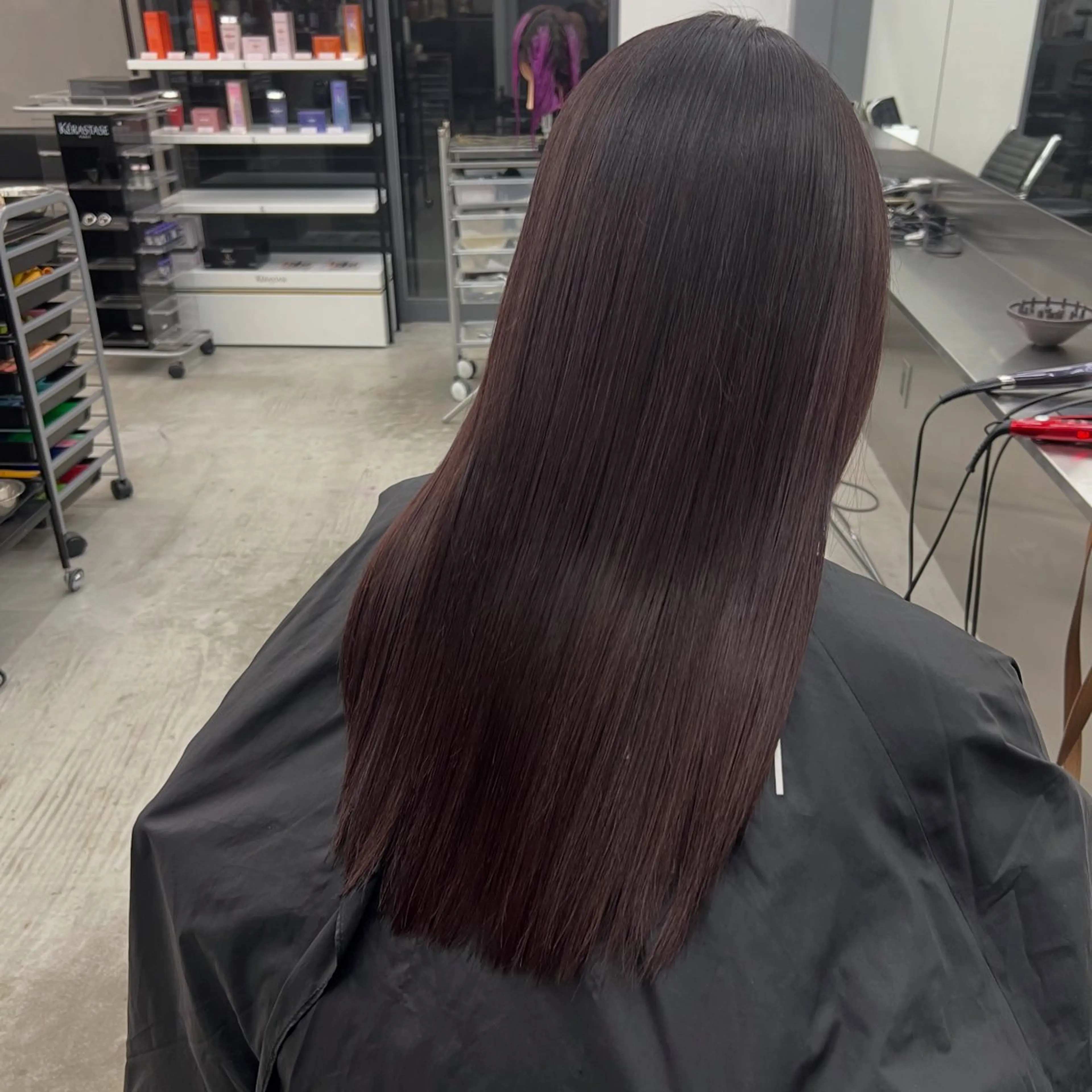 カラー ヘアカラー シングルカラー🫧 🎀森伶奈のヘアスタイル