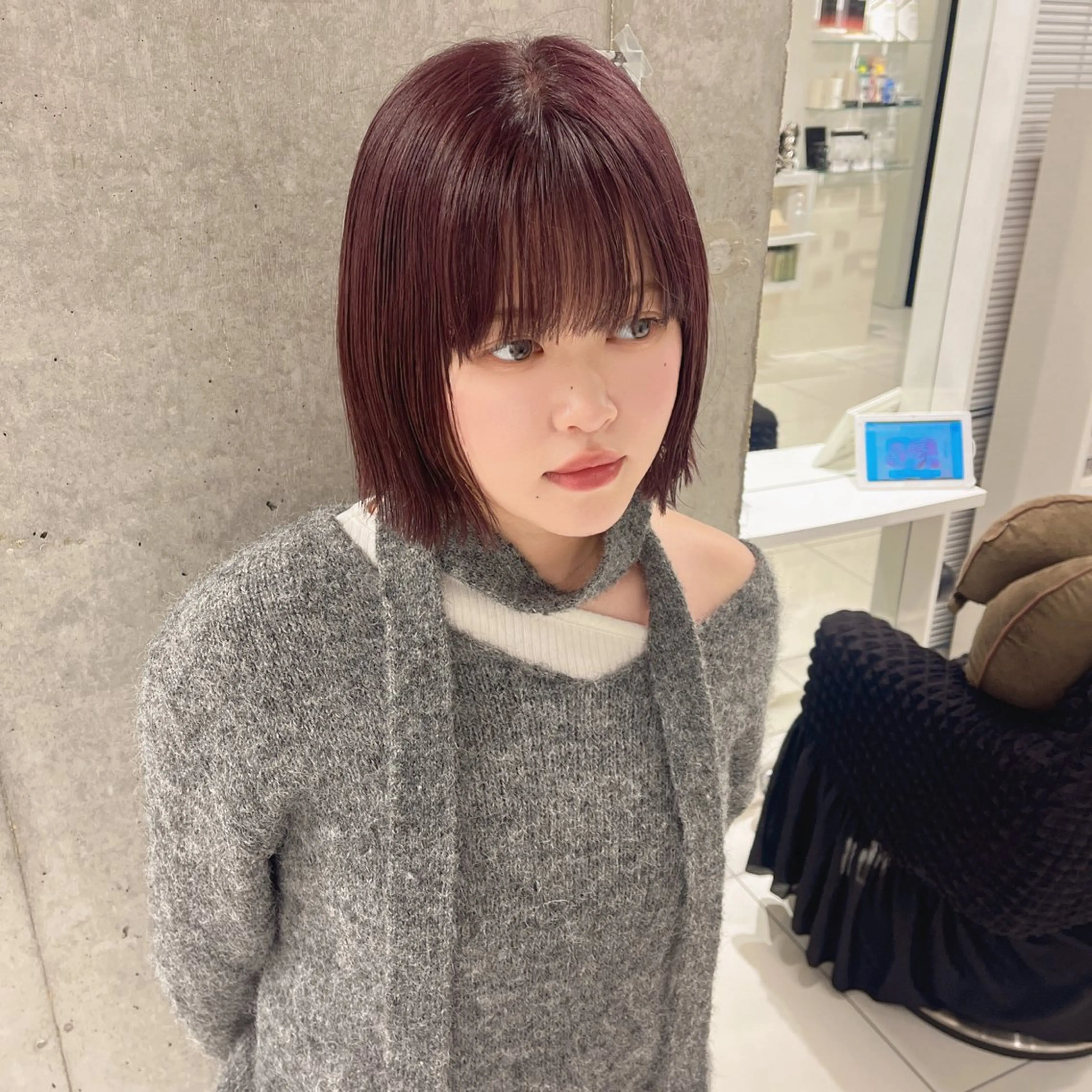 ショート カラー ヘアアレンジ ねいるとあいの店キュプレ橘通店所属・harua キュプレ/アイリストのマツエク・マツパデザイン