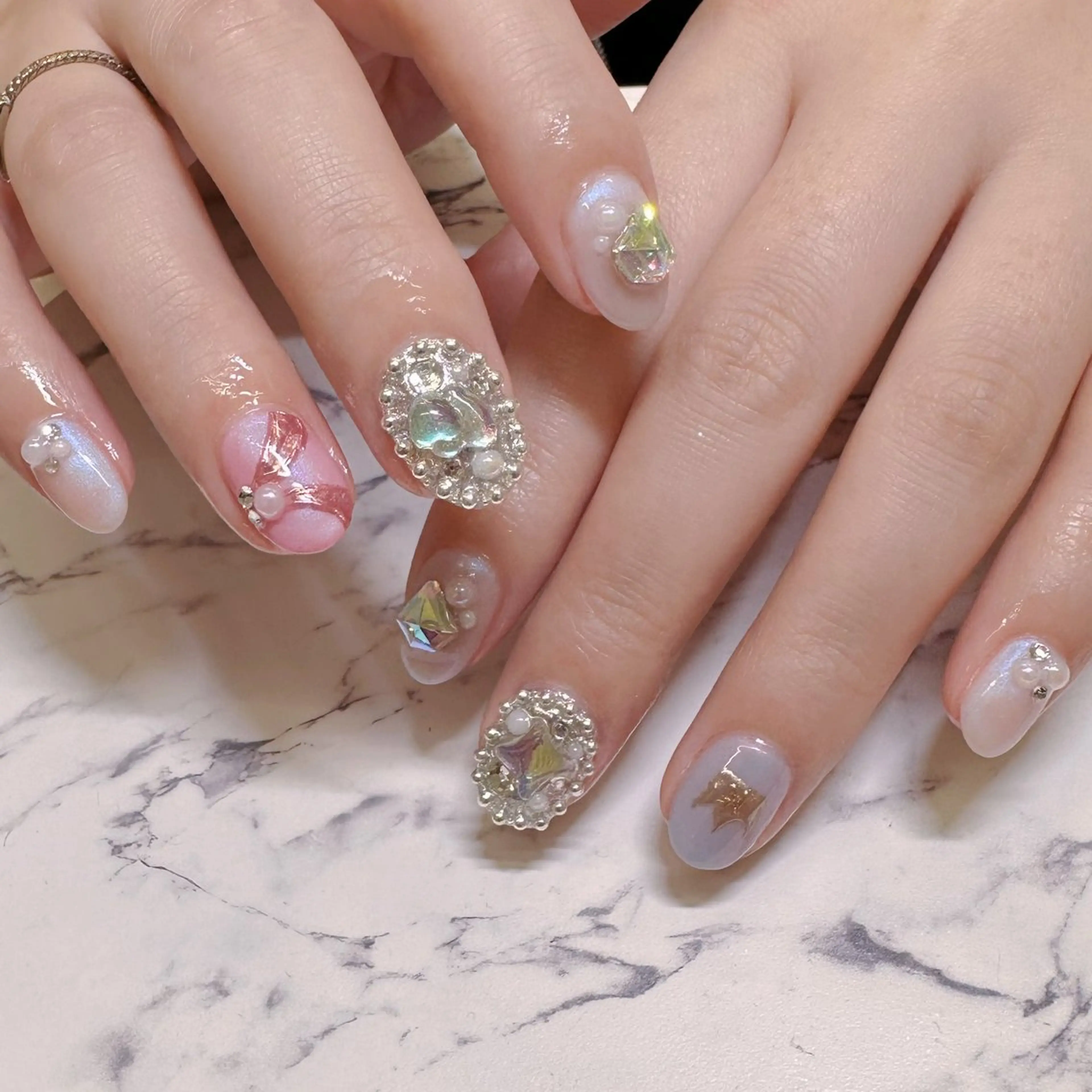 ネイル ハンドネイル I_p4ce所属・I_p4ce 🍊あい🍊のネイルデザイン