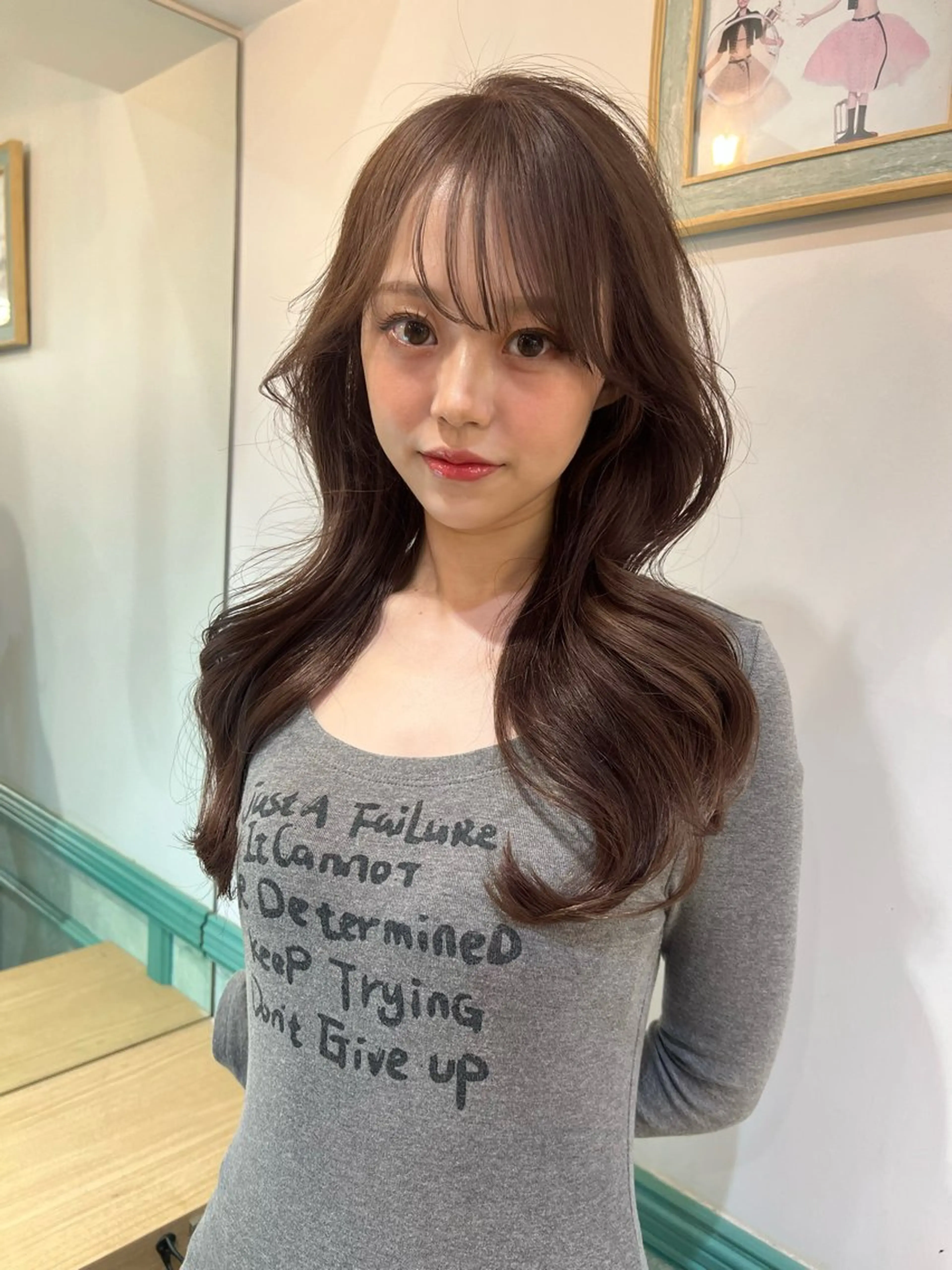 顔出し撮影込み🌈韓国レイヤーカット＋カラー🩷＋保湿トリートメント🫧の写真