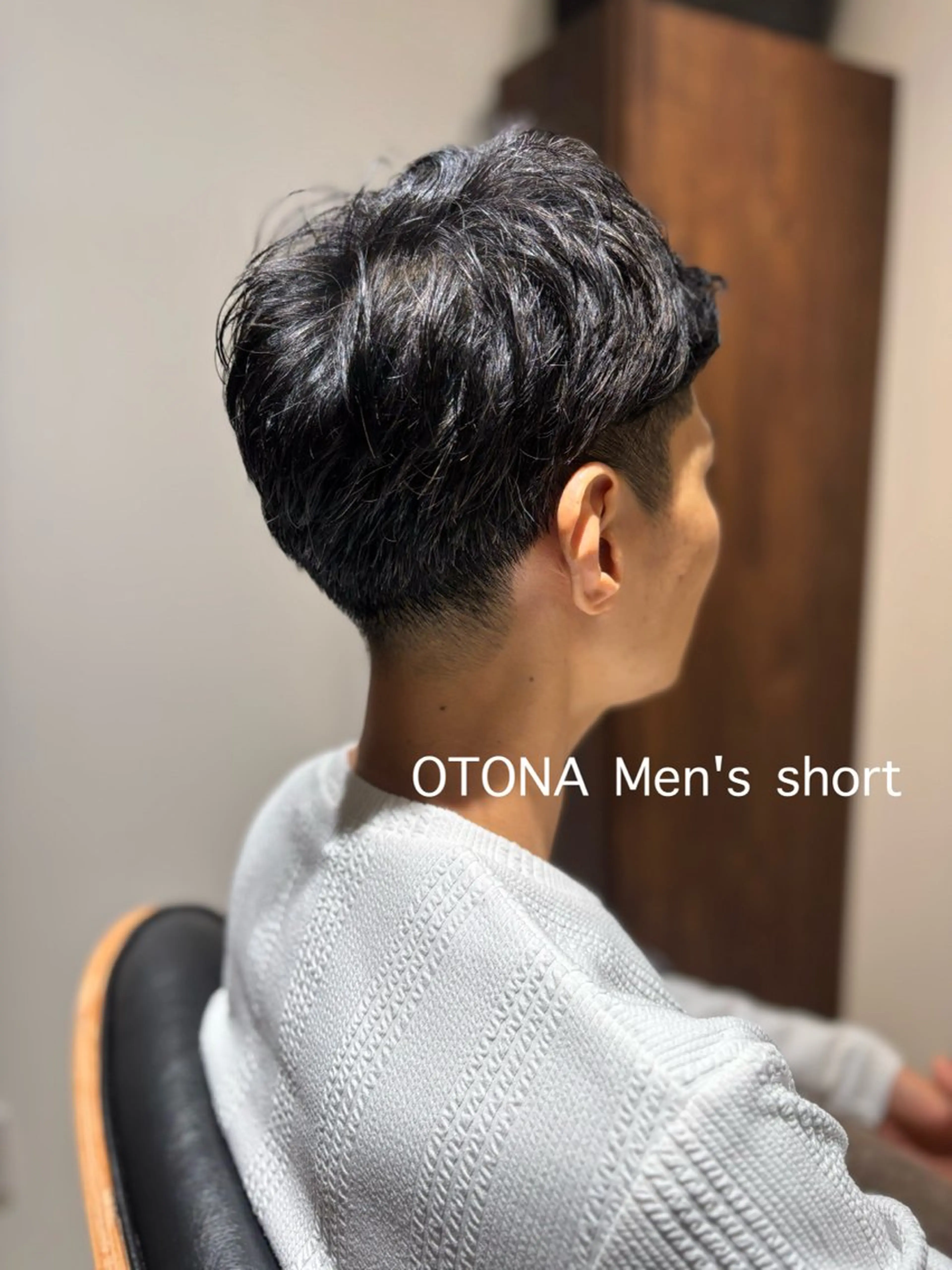 メンズカット＋カラーの写真