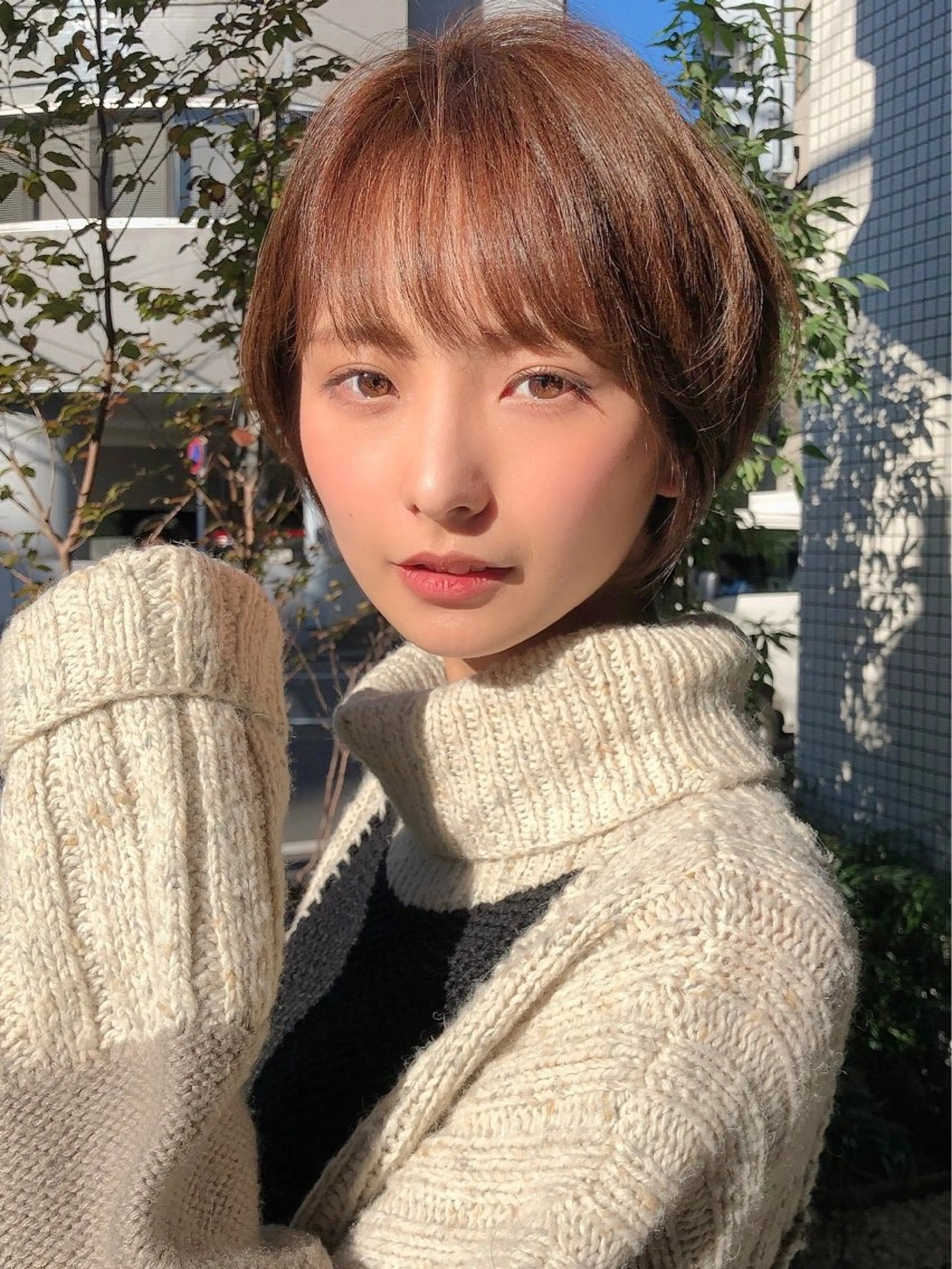 ショート カラー カット ヘアカラー トリートメント ボブ/ショート /佐藤伶のヘアスタイル
