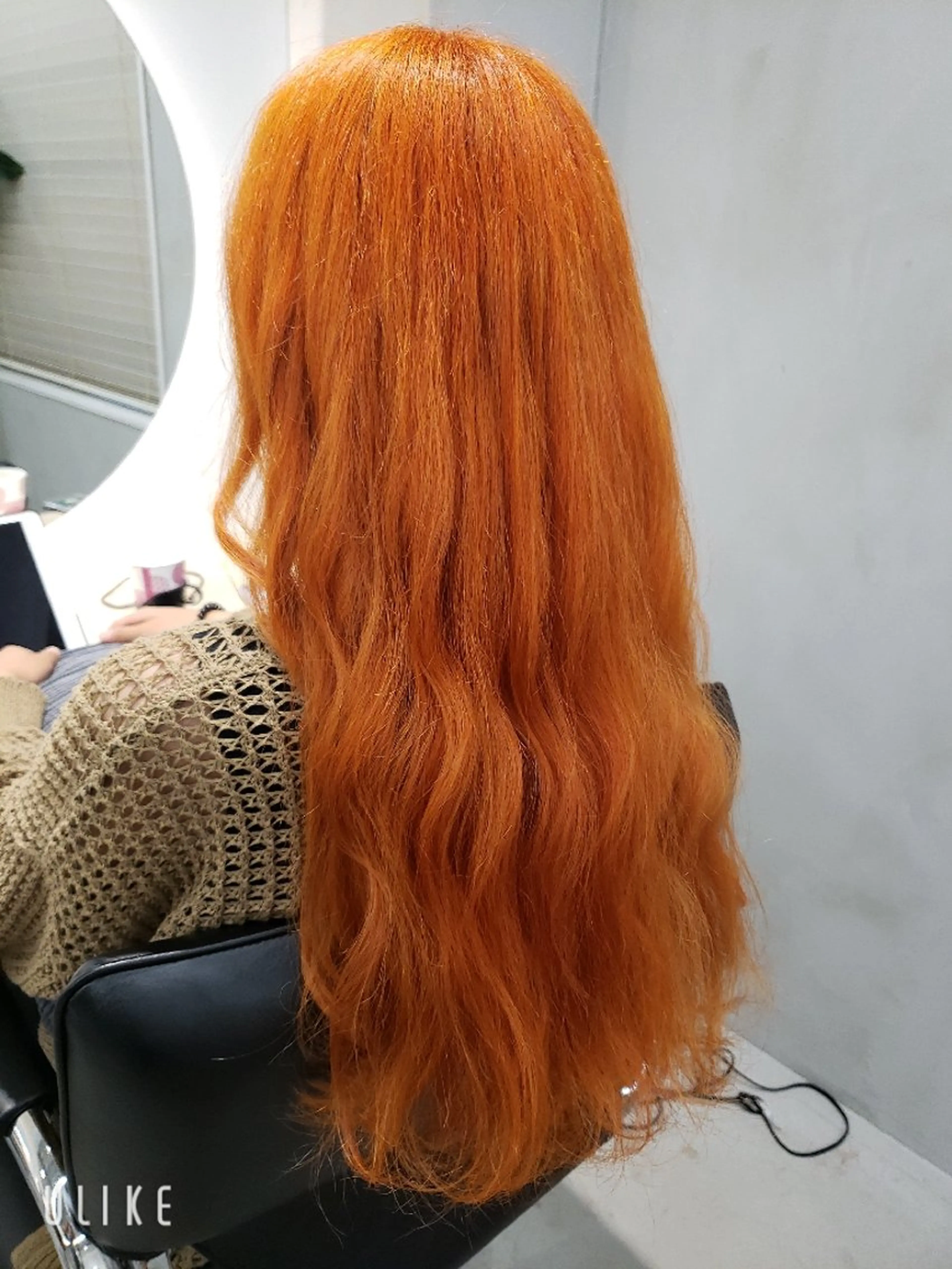 ロング ヘアカラー トリートメント 町田 築のヘアスタイル