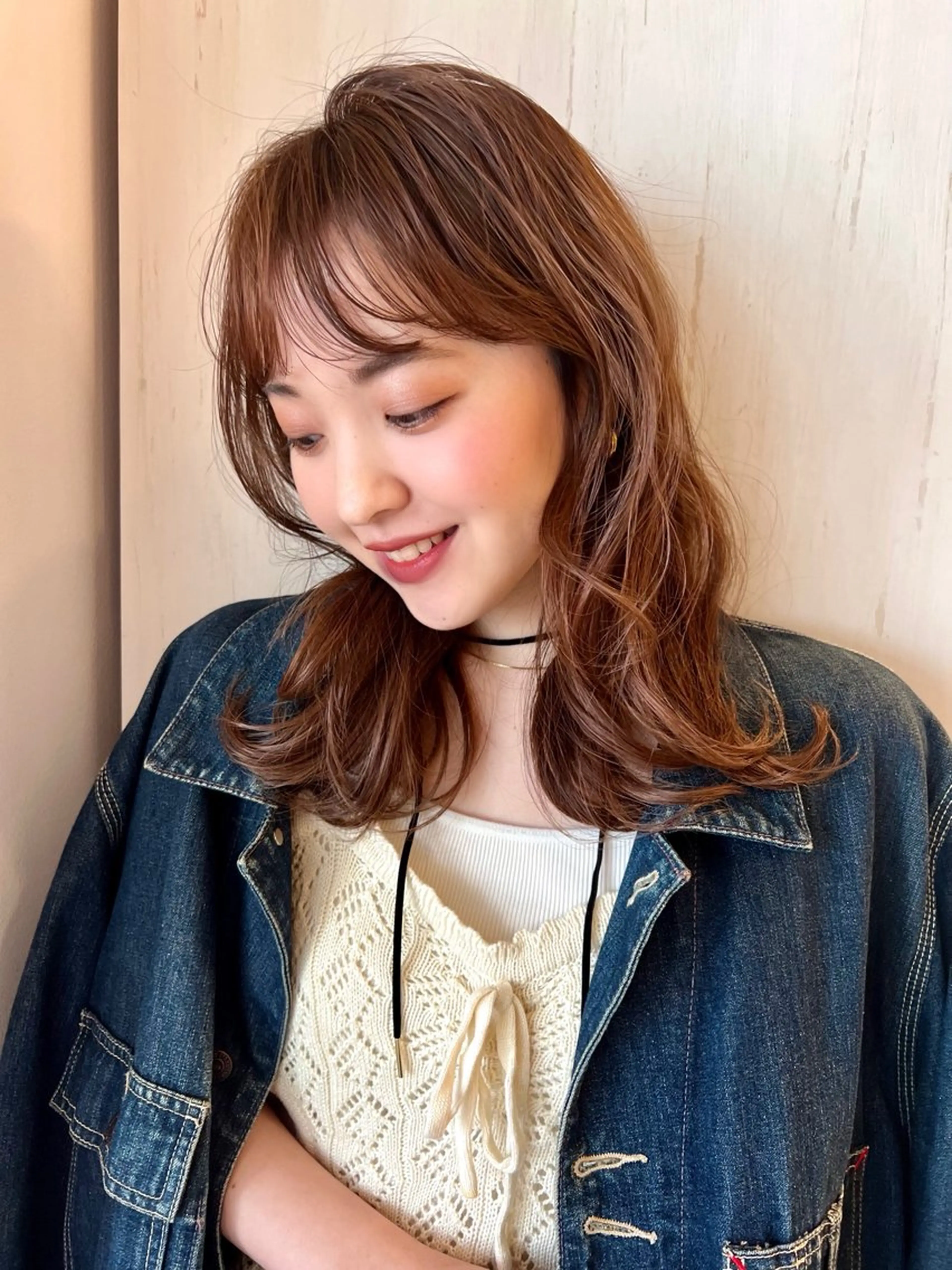 セミロング パーマモデル募集中 🎀華澄のヘアスタイル