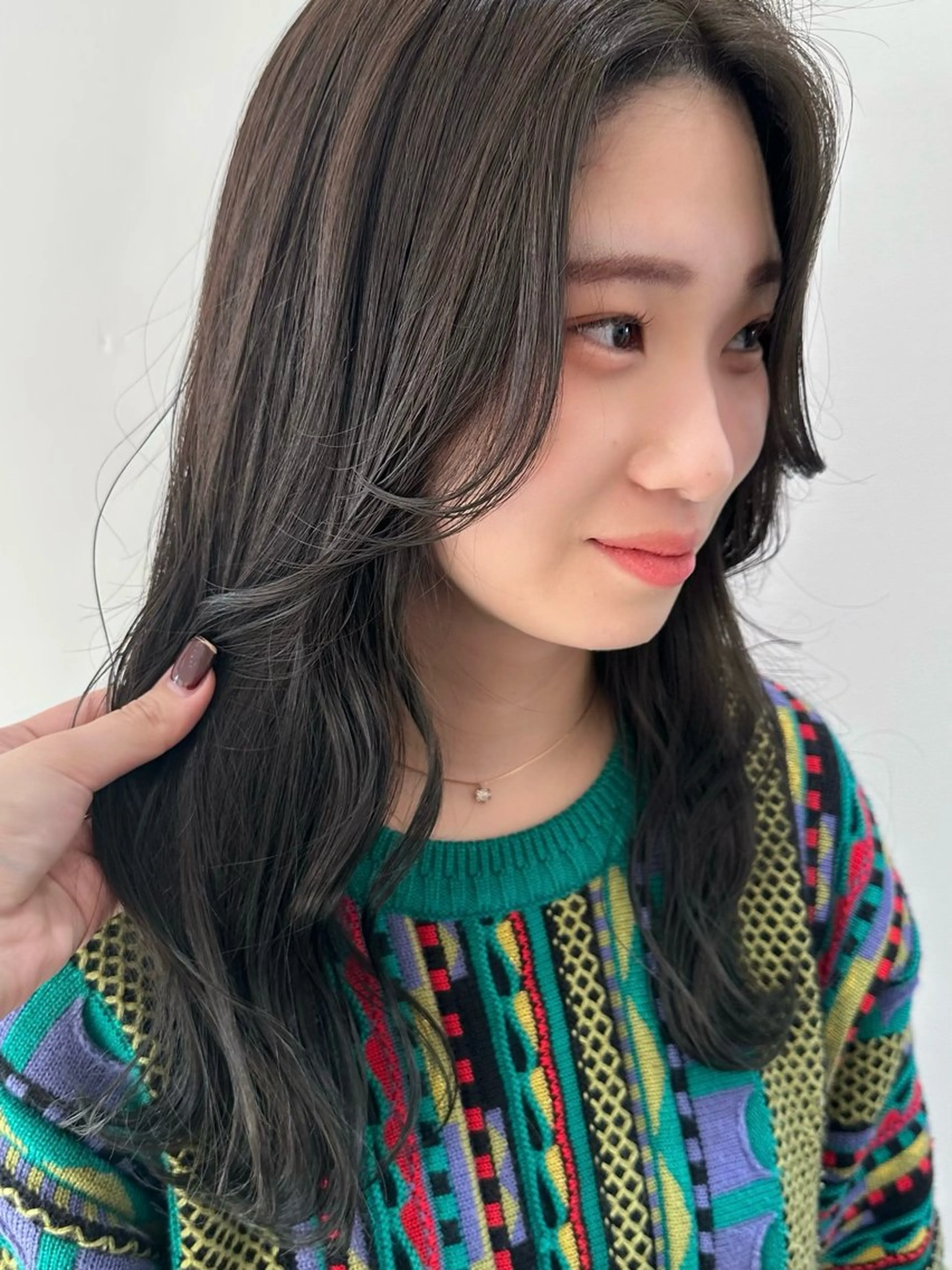 ロング カラー カット ヘアカラー recipe　黒木 彩那のヘアスタイル