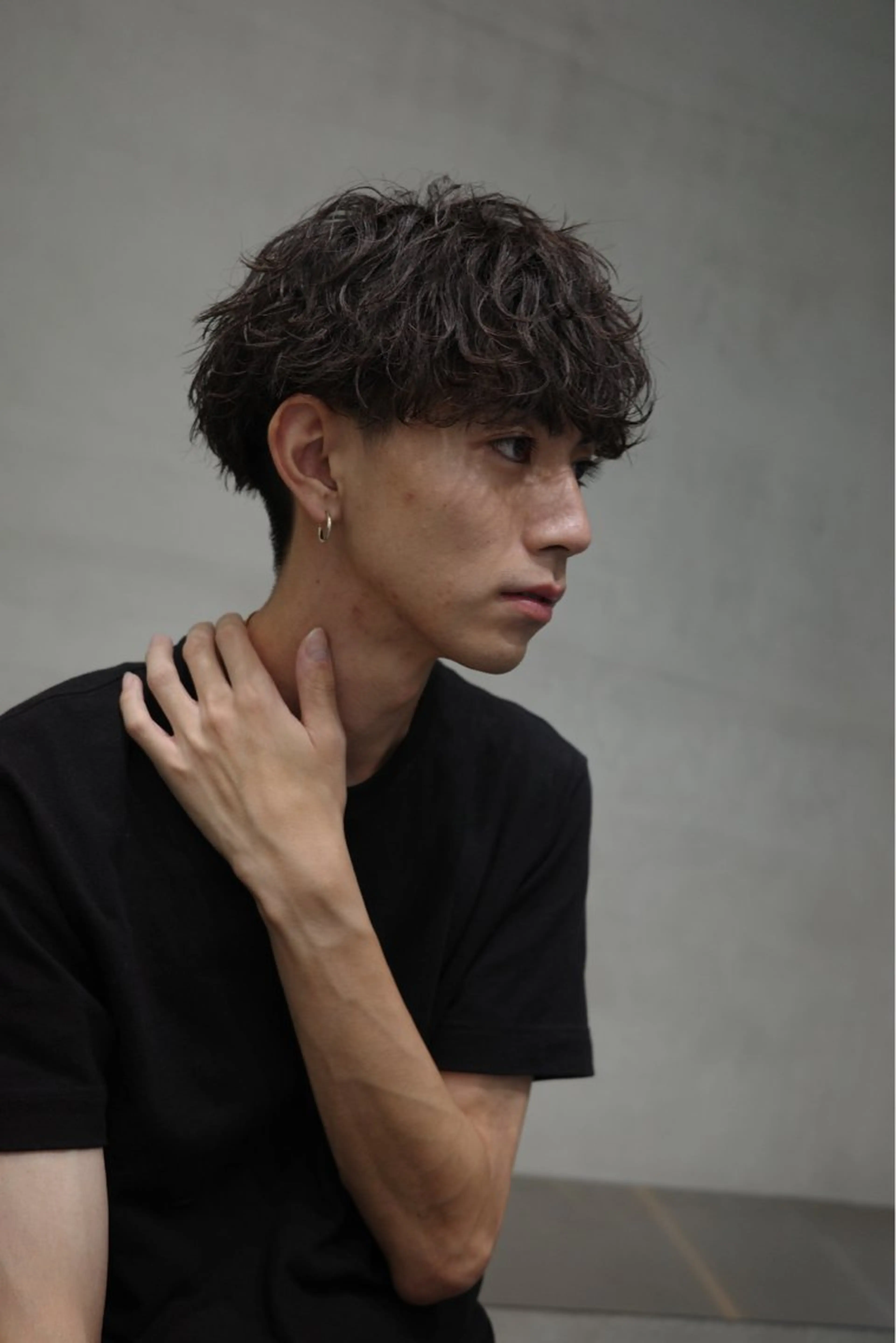 パーマ メンズ カット パーマ トリートメント 当日予約⭕️ fifth渋谷太田のヘアスタイル