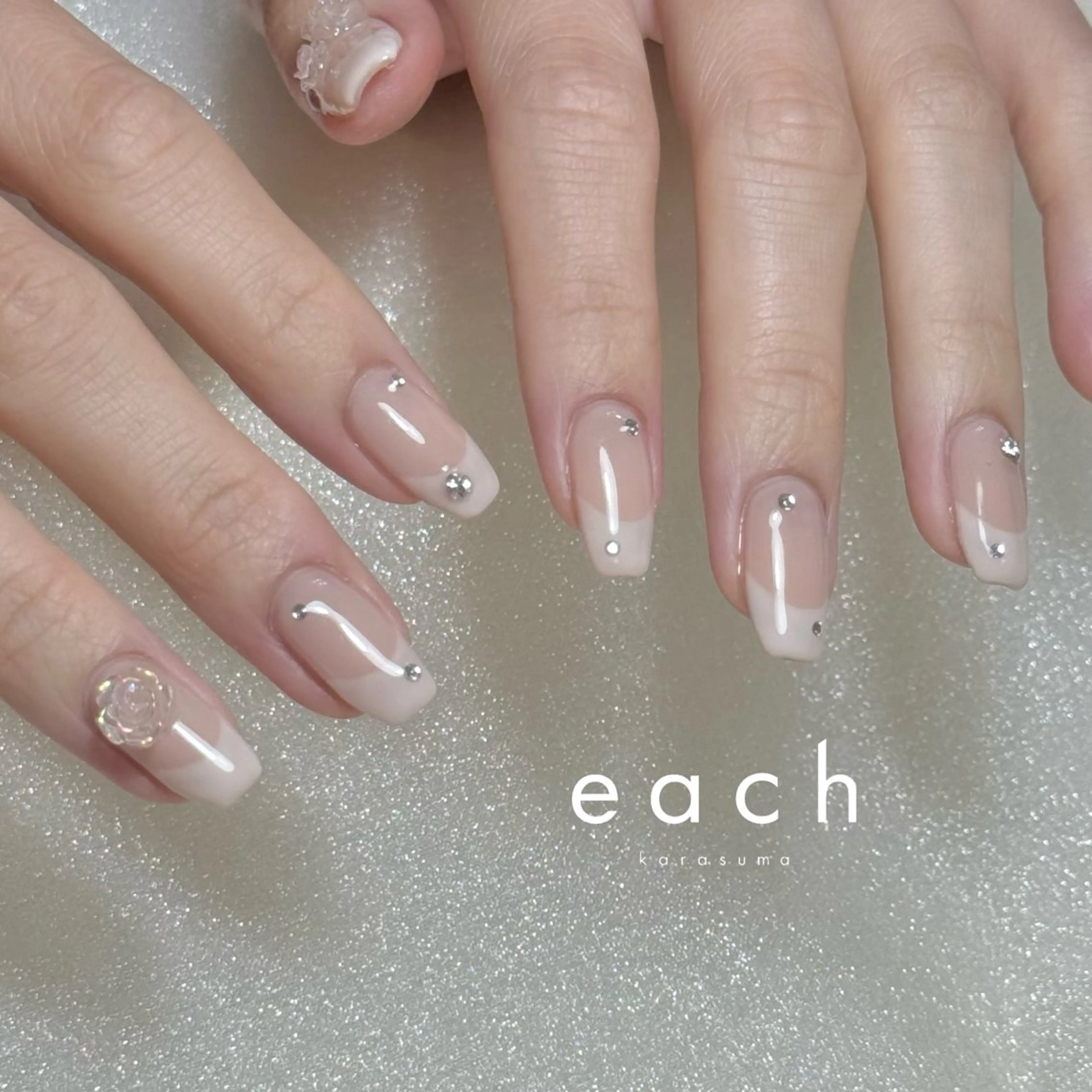 ネイル ハンドネイル each sakuraのネイルデザイン