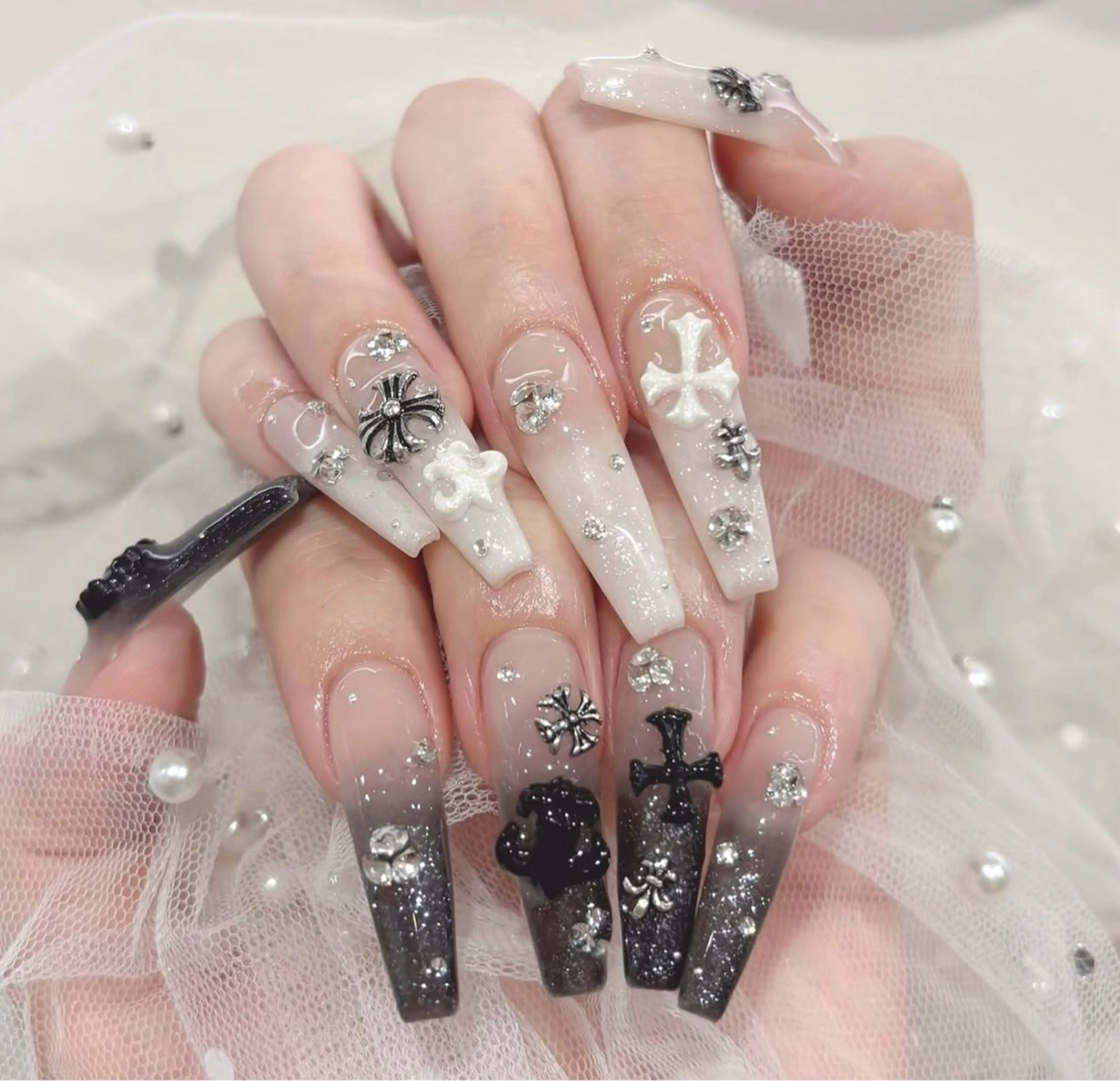 ネイル 長さ出し Mi nailsのネイルデザイン