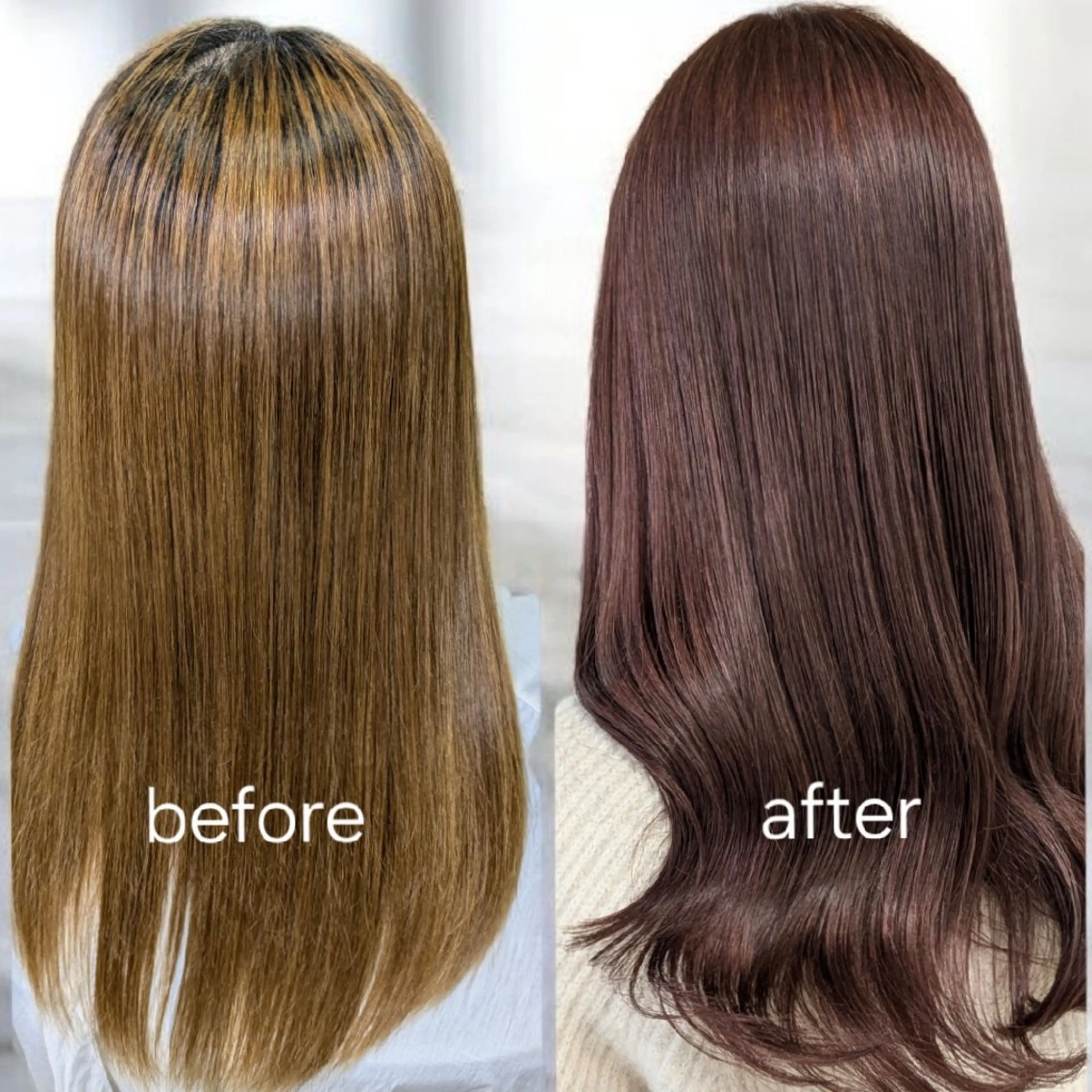 【簡単なパーソナルカラー診断付き】カラー+トリートメント+眉ワックスアイブロウの写真