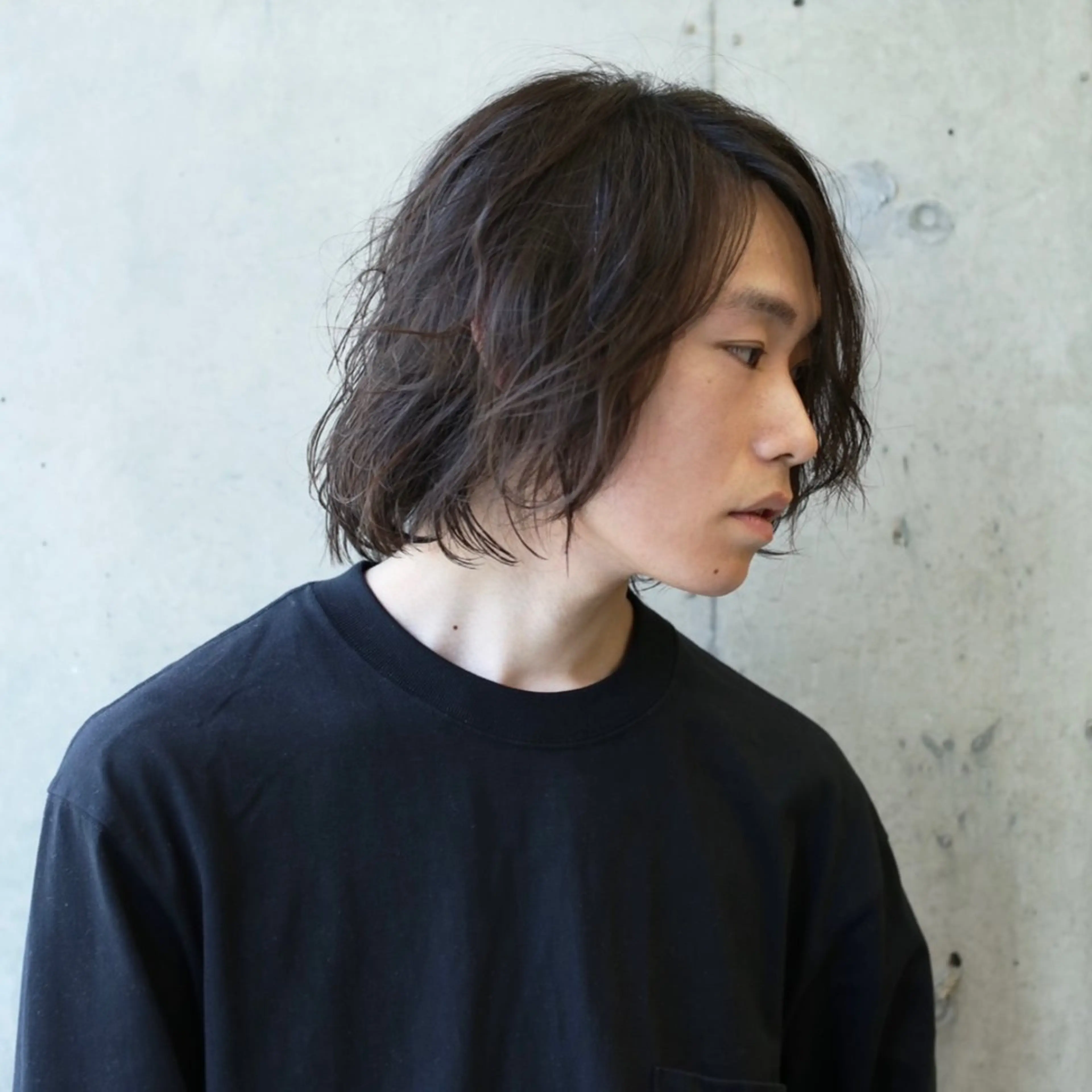 ミディアム カット soLo所属・🟠火曜限定🟠染谷 駿介🟠髪質改善🟠のヘアスタイル