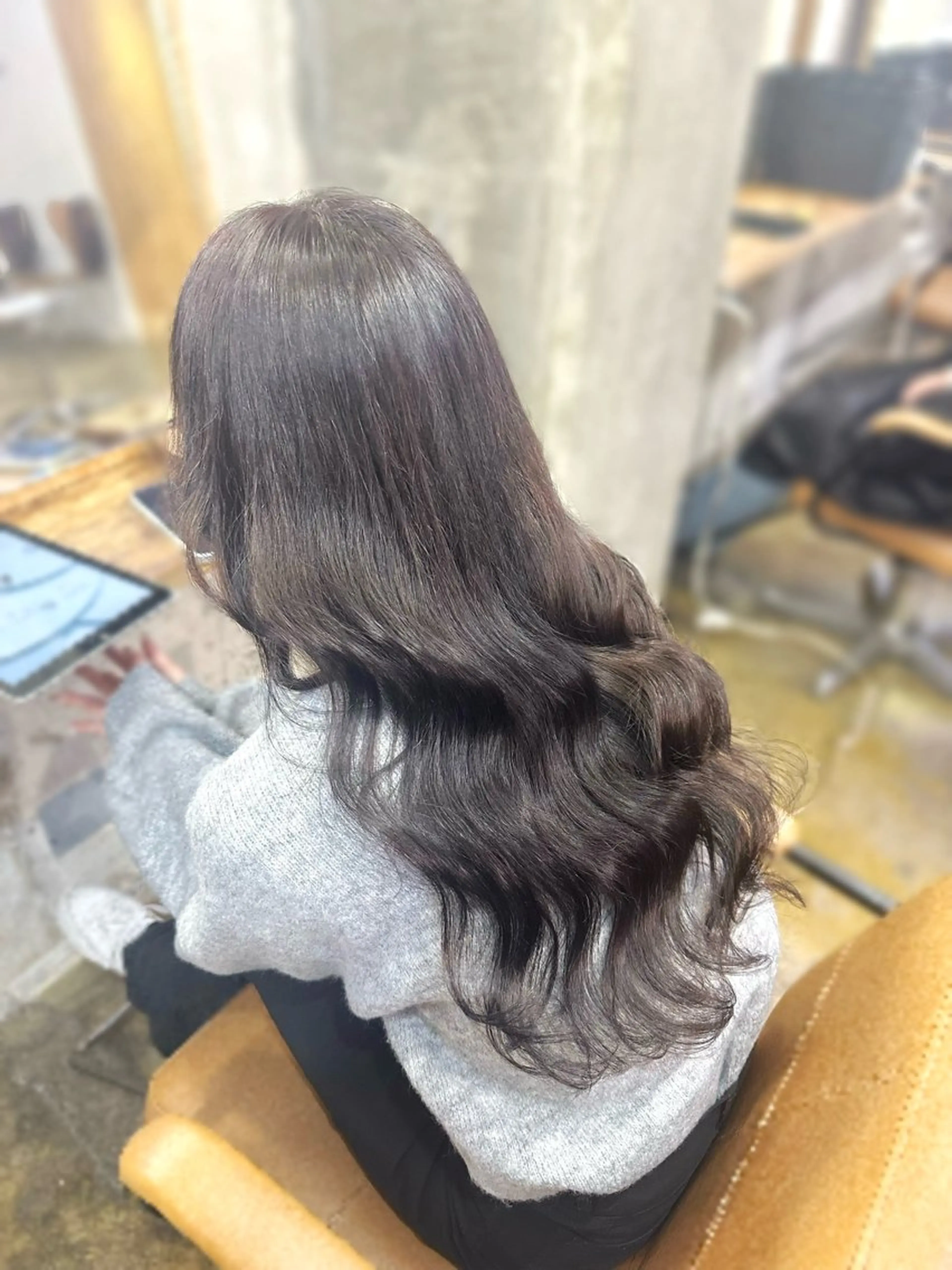 ロング カラー ヘアカラー ︎︎カイ ミズキ 🐰𝜗𝜚のヘアスタイル