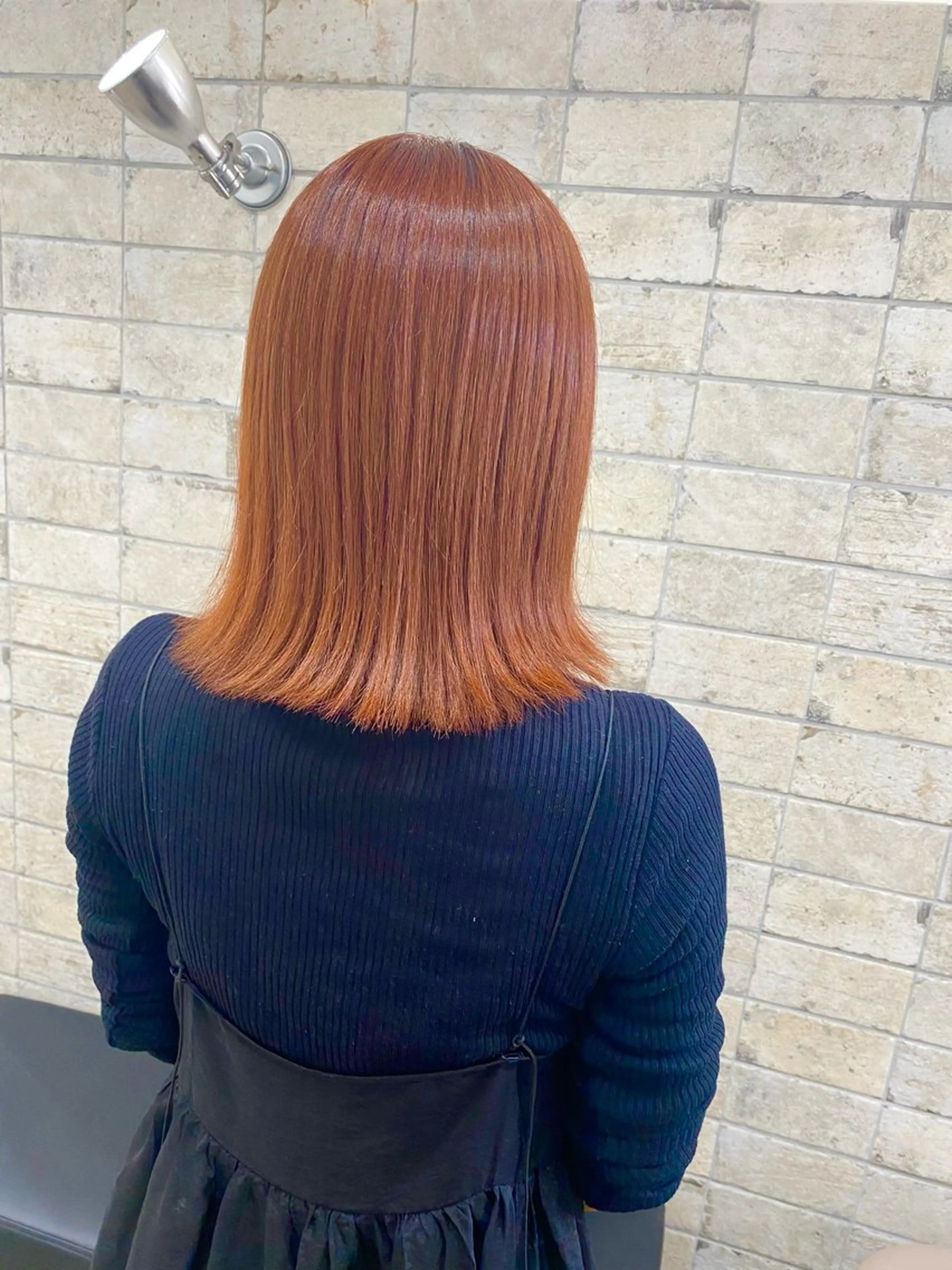 ミディアム カラー ミディアムパーマ バレイヤージュ ブリーチ ケアブリーチ ダブルカラー カット ヘアカラー 店長 奈須 雄紀のヘアスタイル