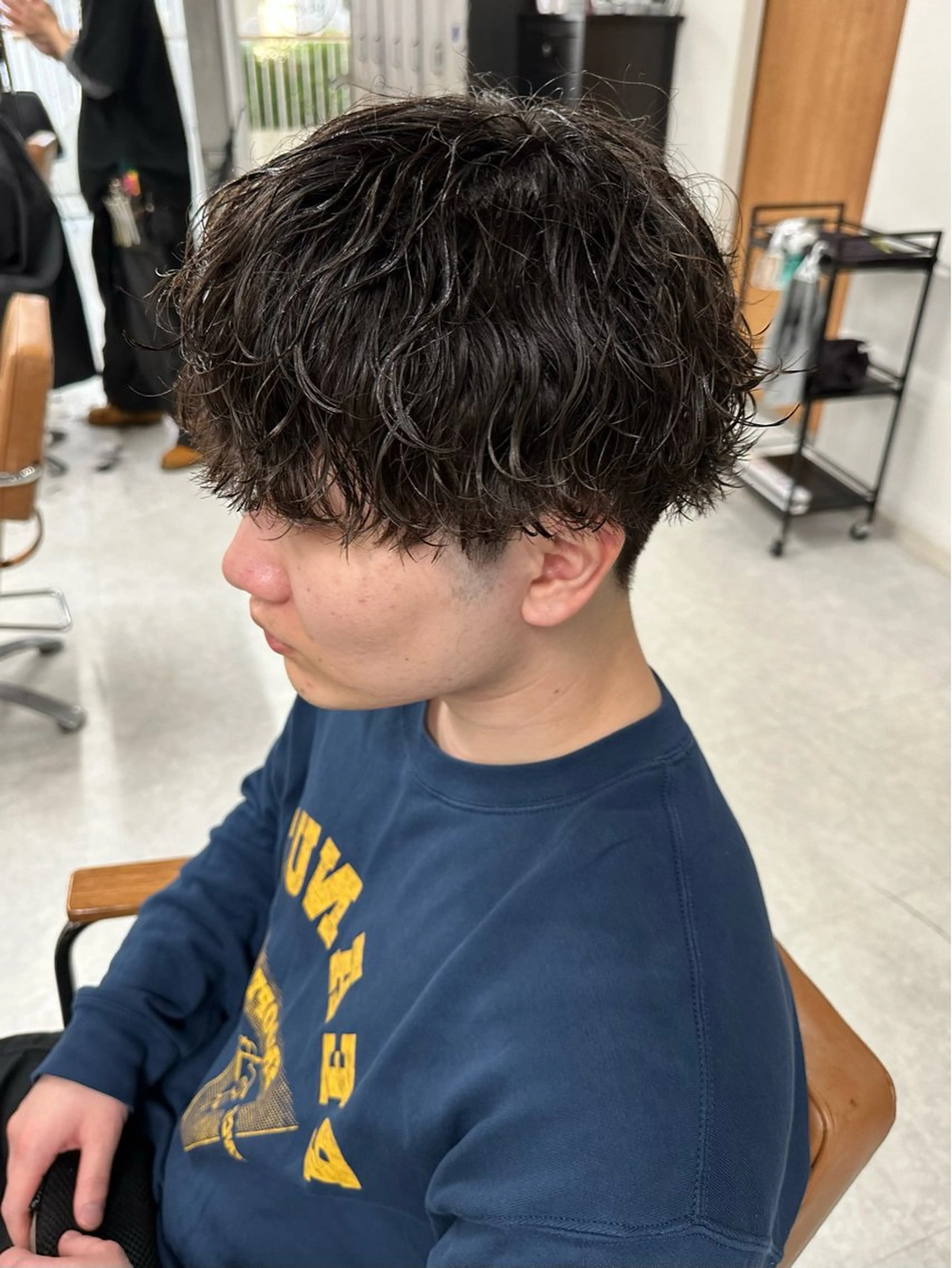 ショート パーマ メンズ カット パーマ トリートメント メンズ似合わせ🪞 リピート率No.1のヘアスタイル