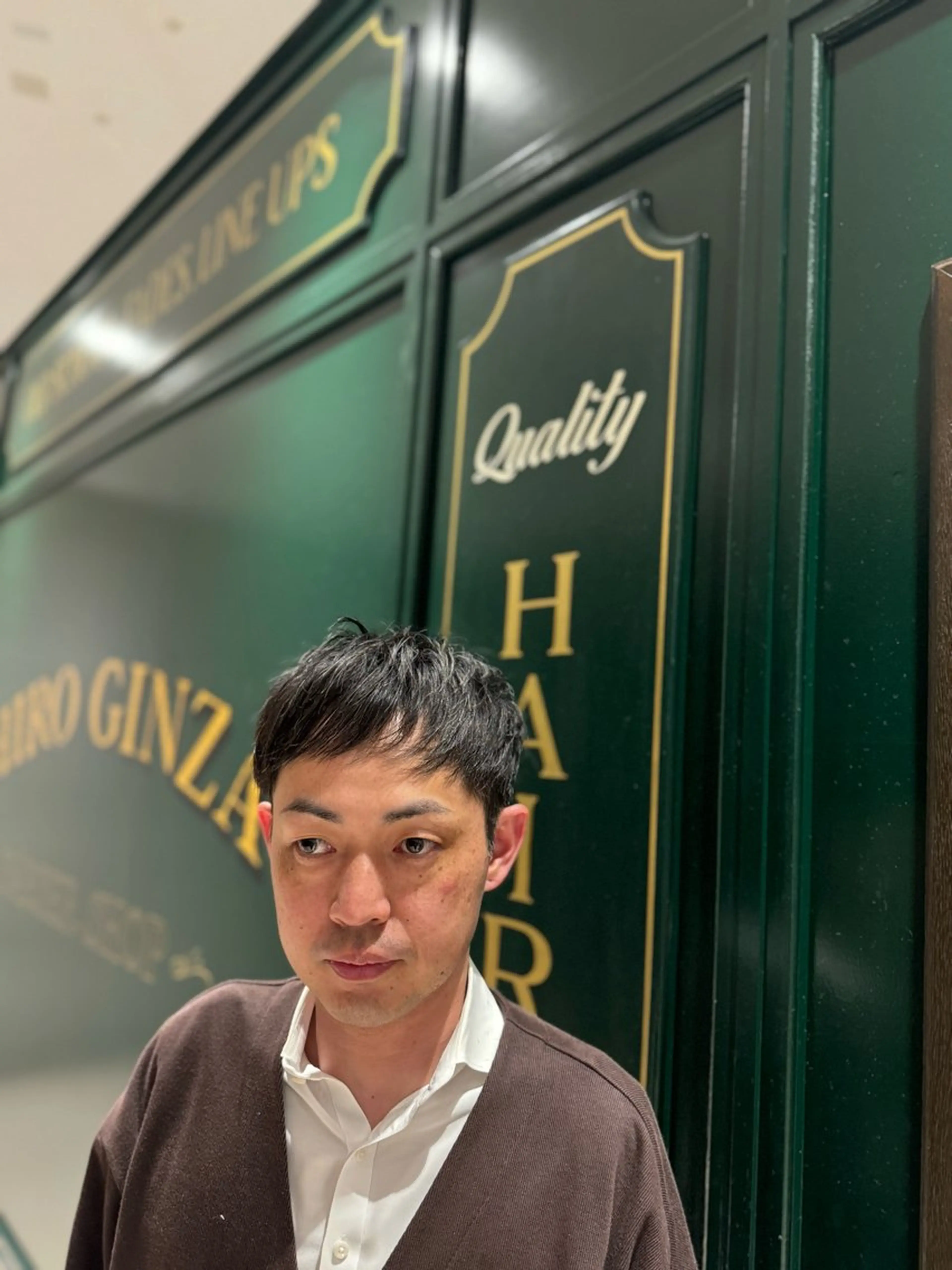 ミディアム ヒロ銀座バーバーショップ名古屋本店所属・小島 優奈のヘアスタイル