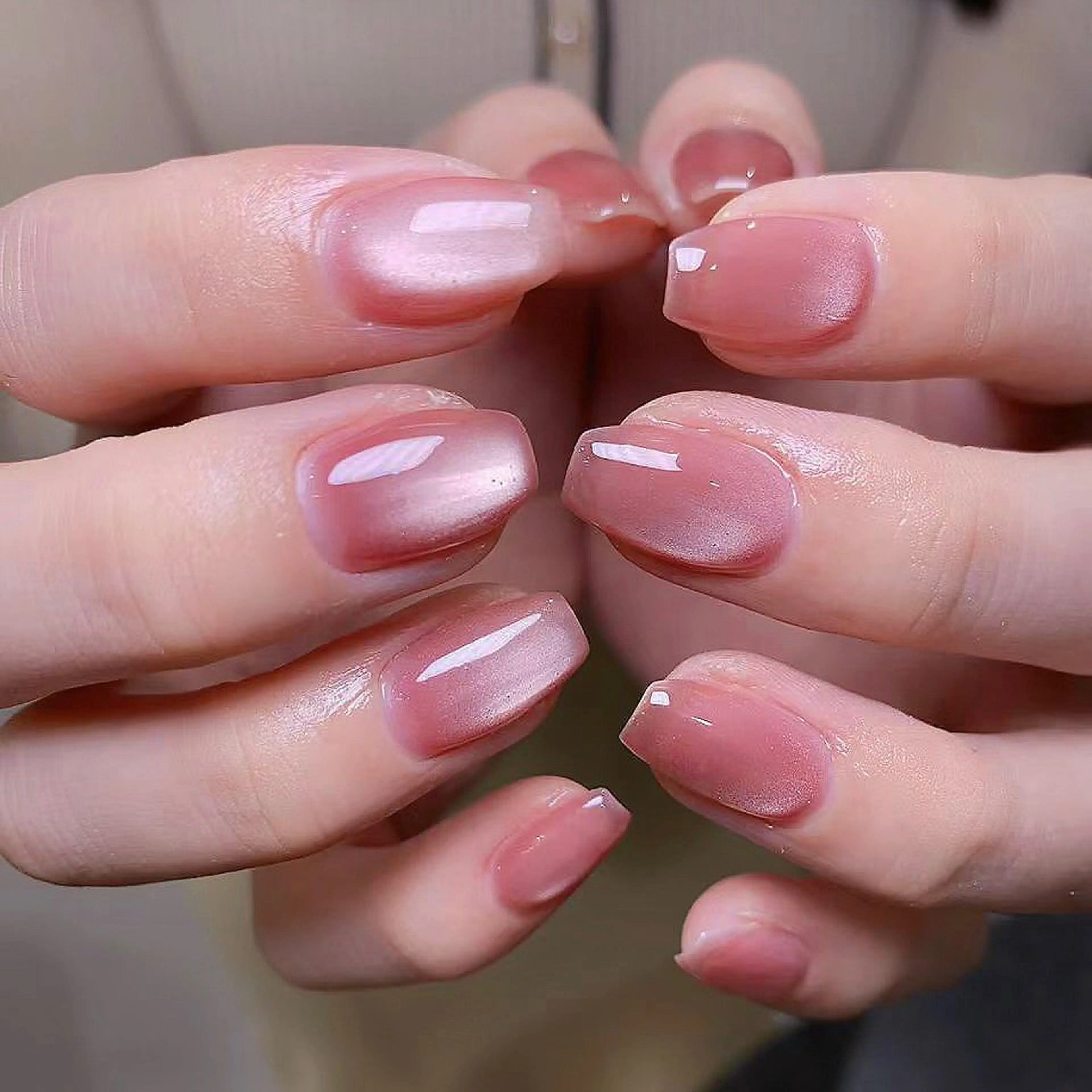自爪💅キラキラマグネットワンカラー💖の写真