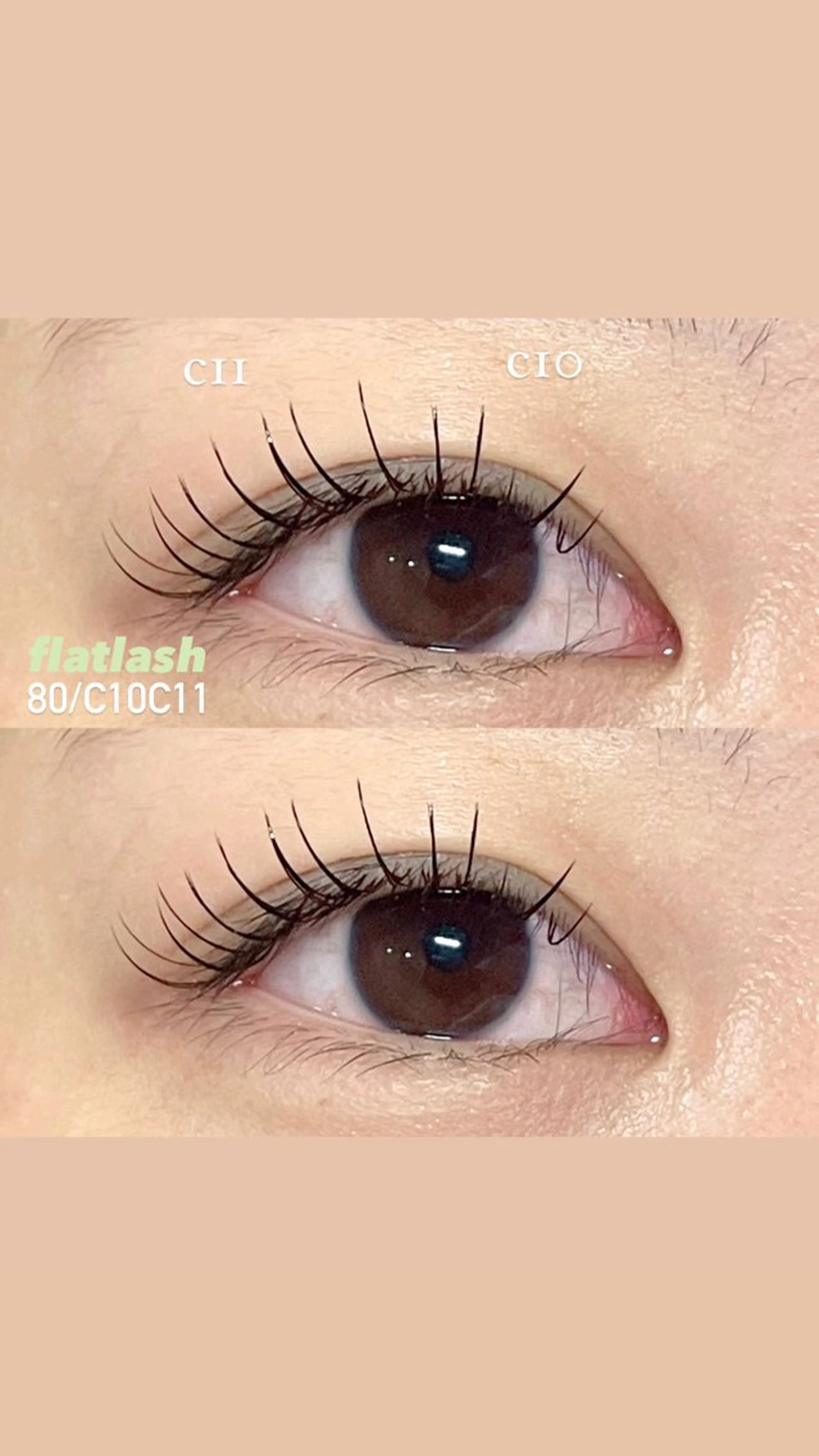 マツエク・マツパ 束感まつ毛 Cカール ＋tico _ayanaのマツエク・マツパデザイン