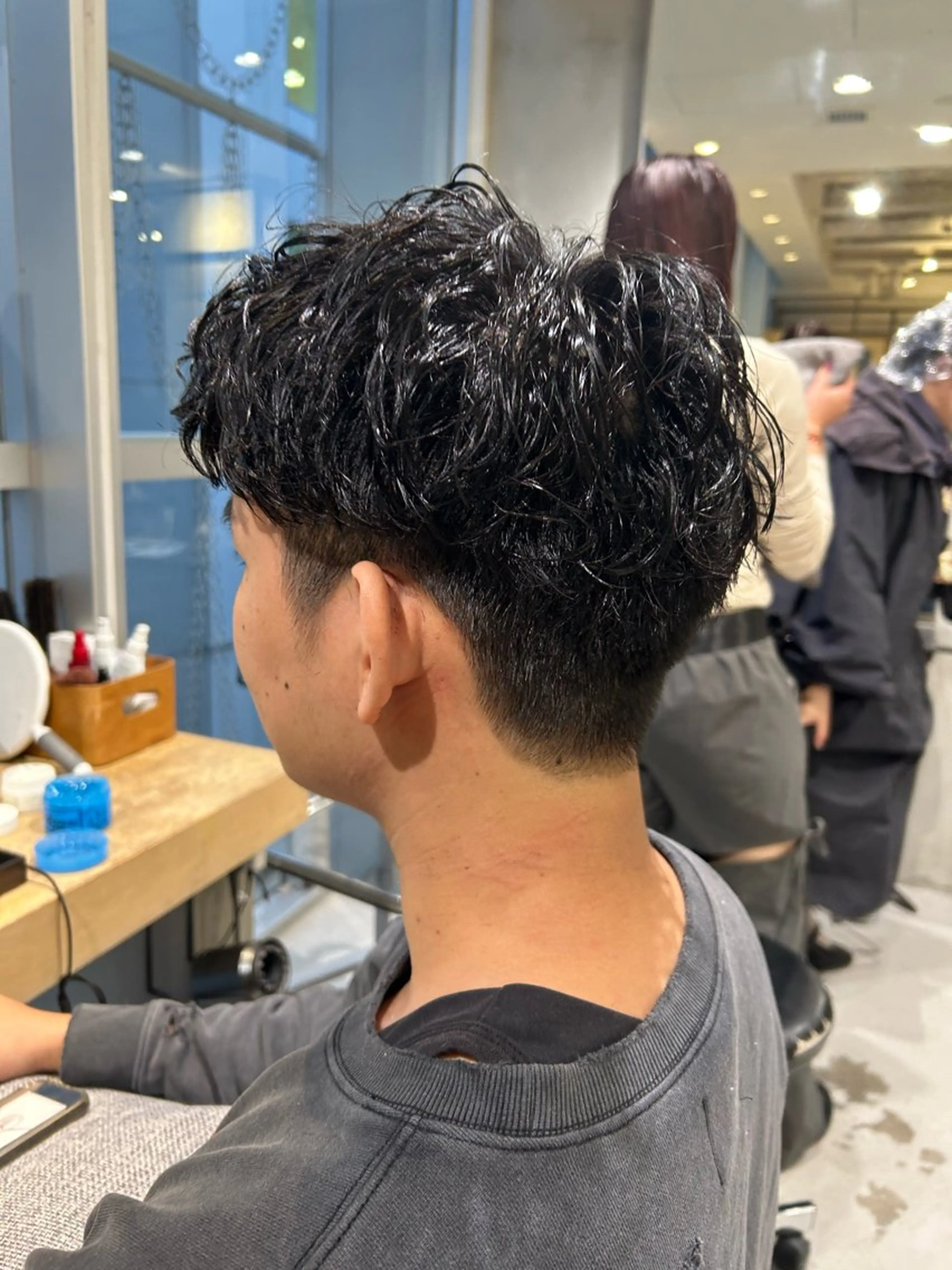 メンズ 💈メンズパーマの 匠💈曲がる縮毛矯正のヘアスタイル