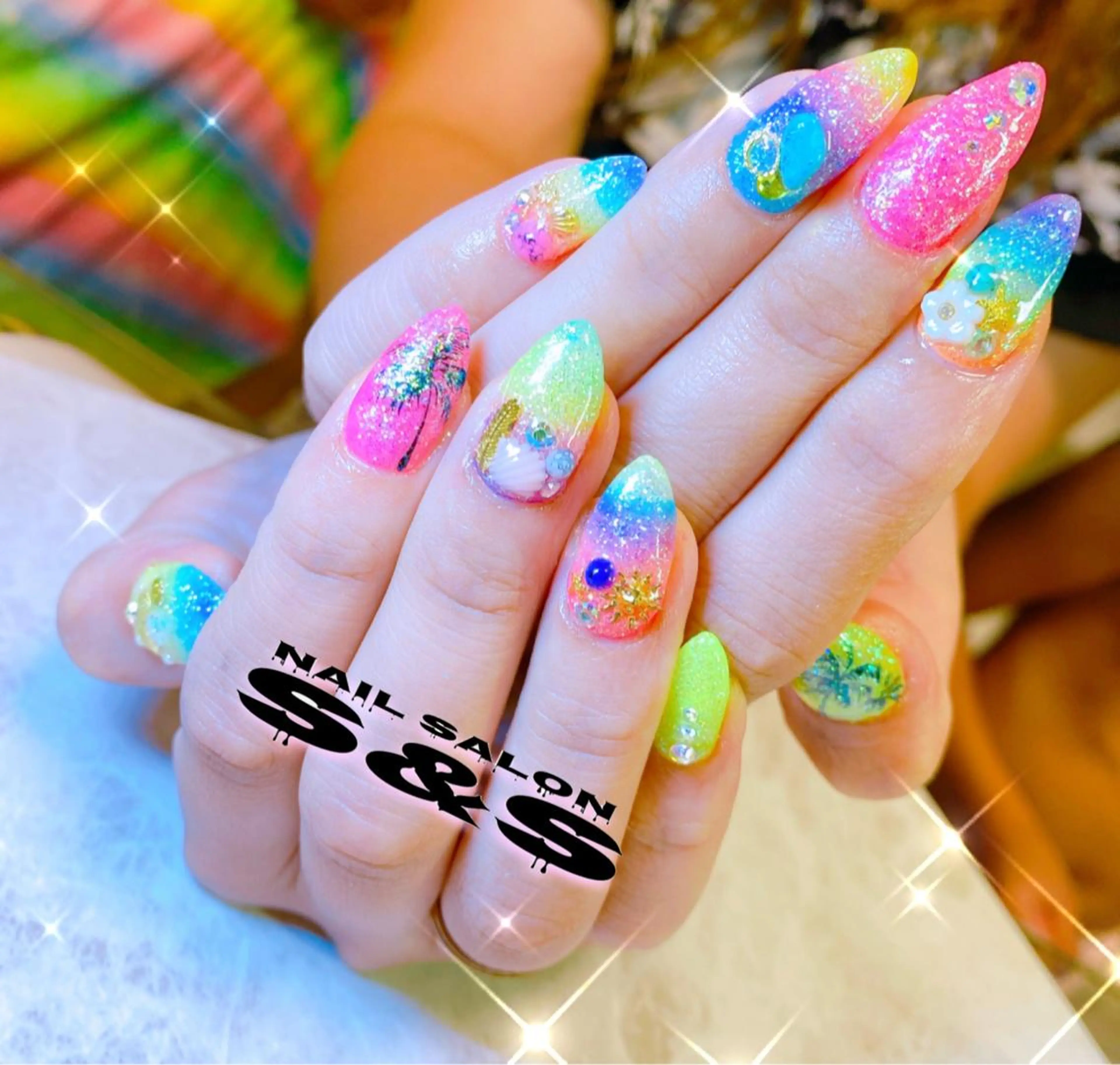 ネイル 長さ出し メンズネイル 持ち込み スカルプネイル S&S 村田小百合のネイルデザイン