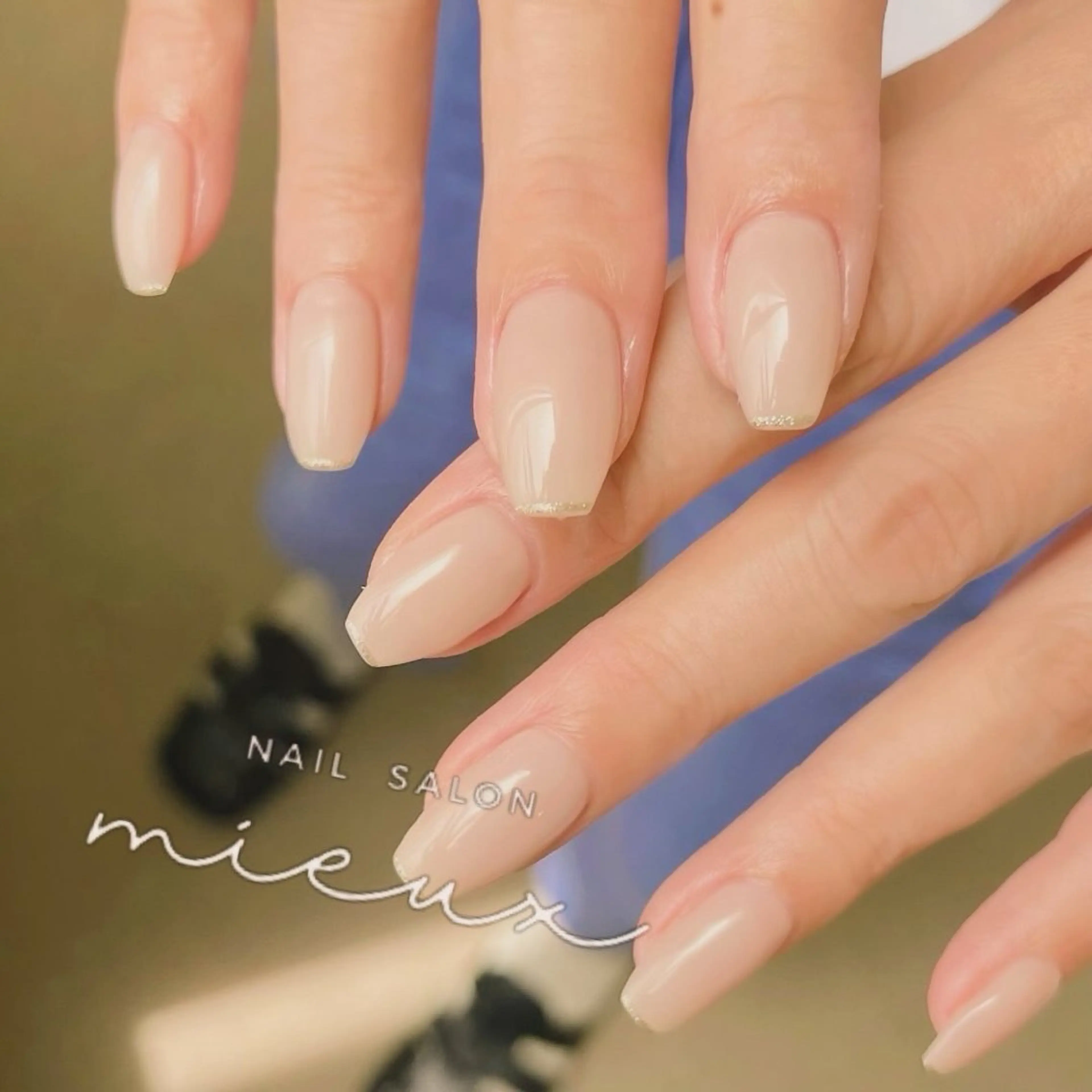 ネイル ラメ(グリッター) ハンドネイル mieux ariiiのネイルデザイン