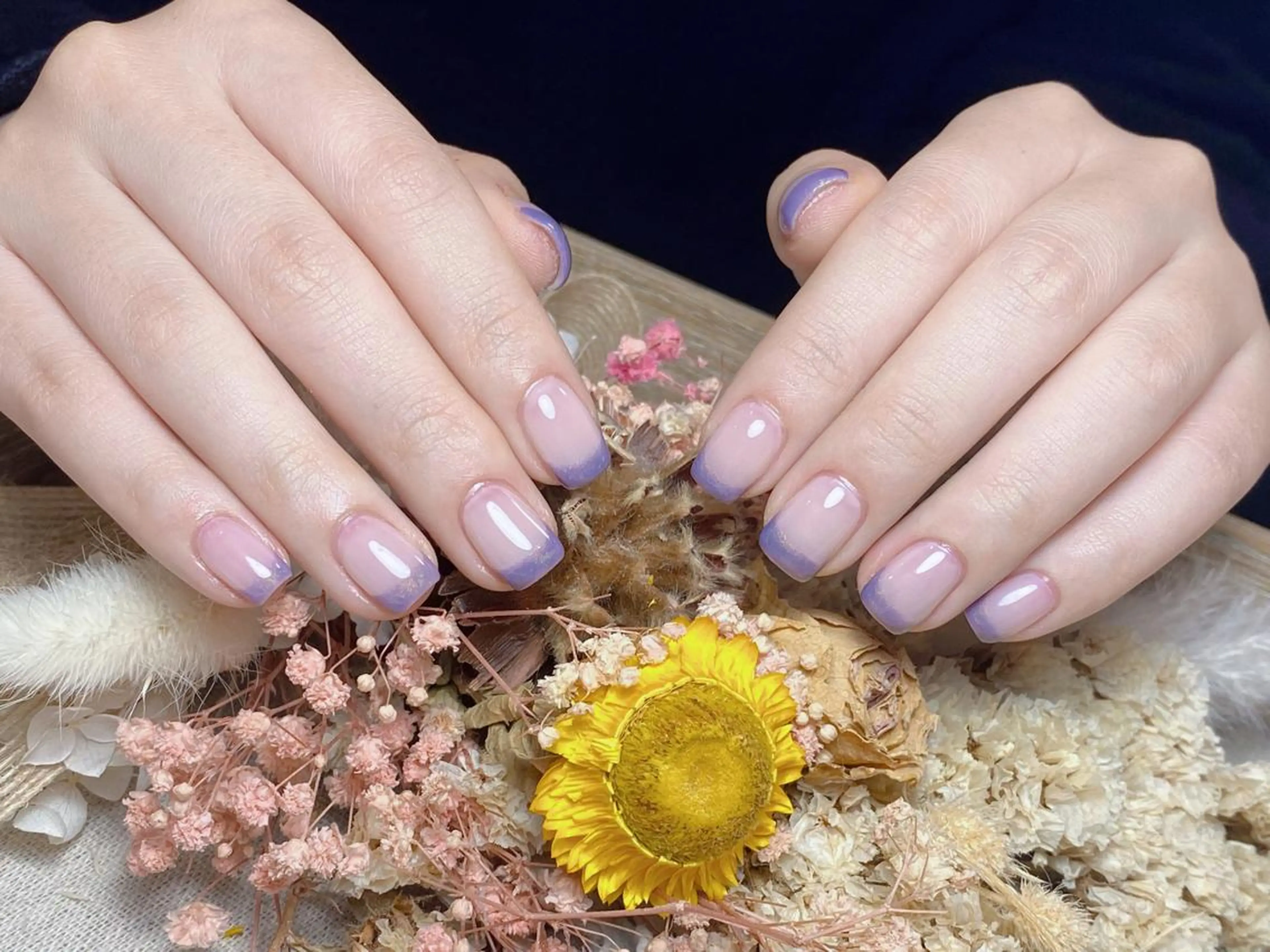 ネイル フレンチネイル ハンドネイル MSSugar Nailのネイルデザイン