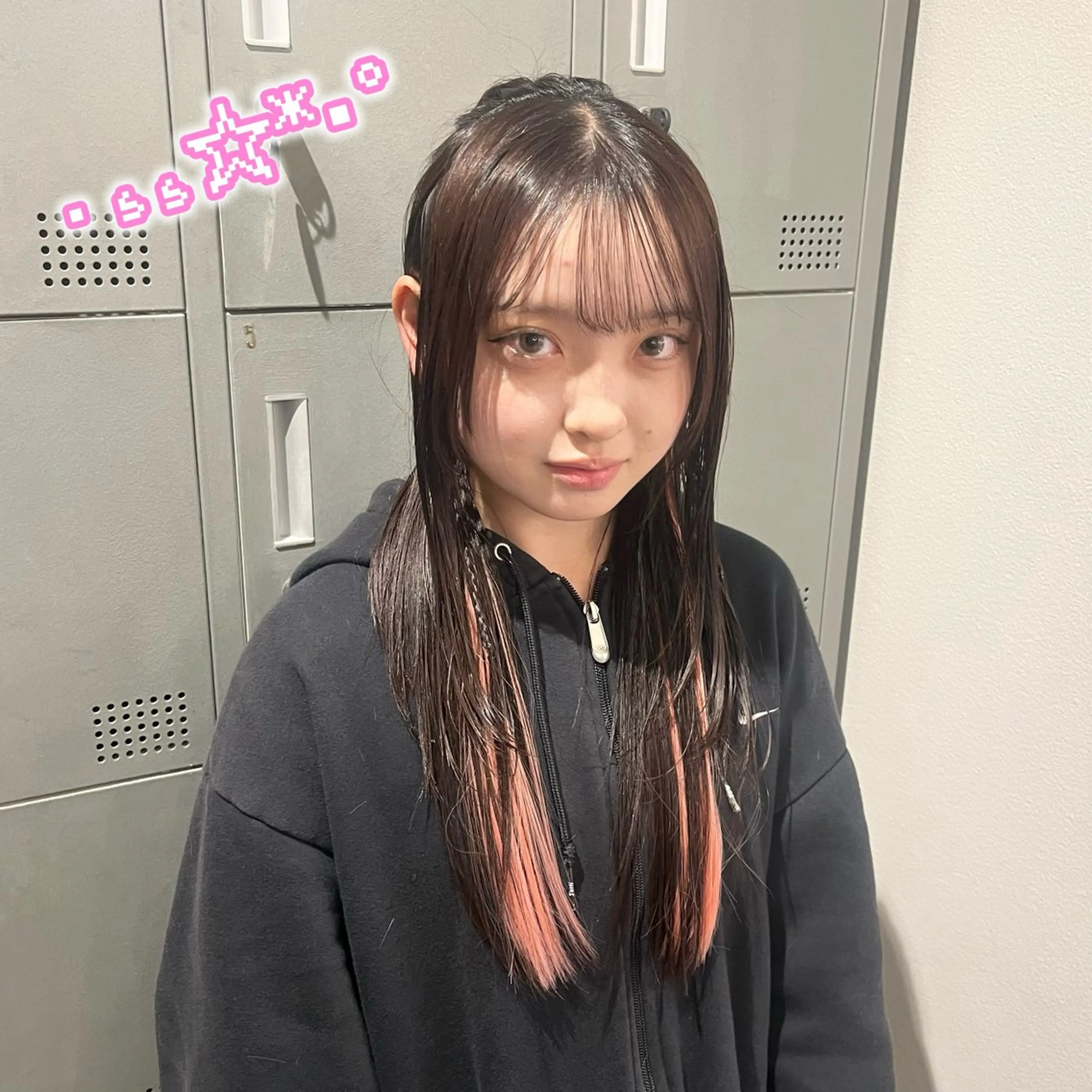 ヘアアレンジ ヘアセット ヘアセット/ピンク /レッド/あつはのヘアスタイル