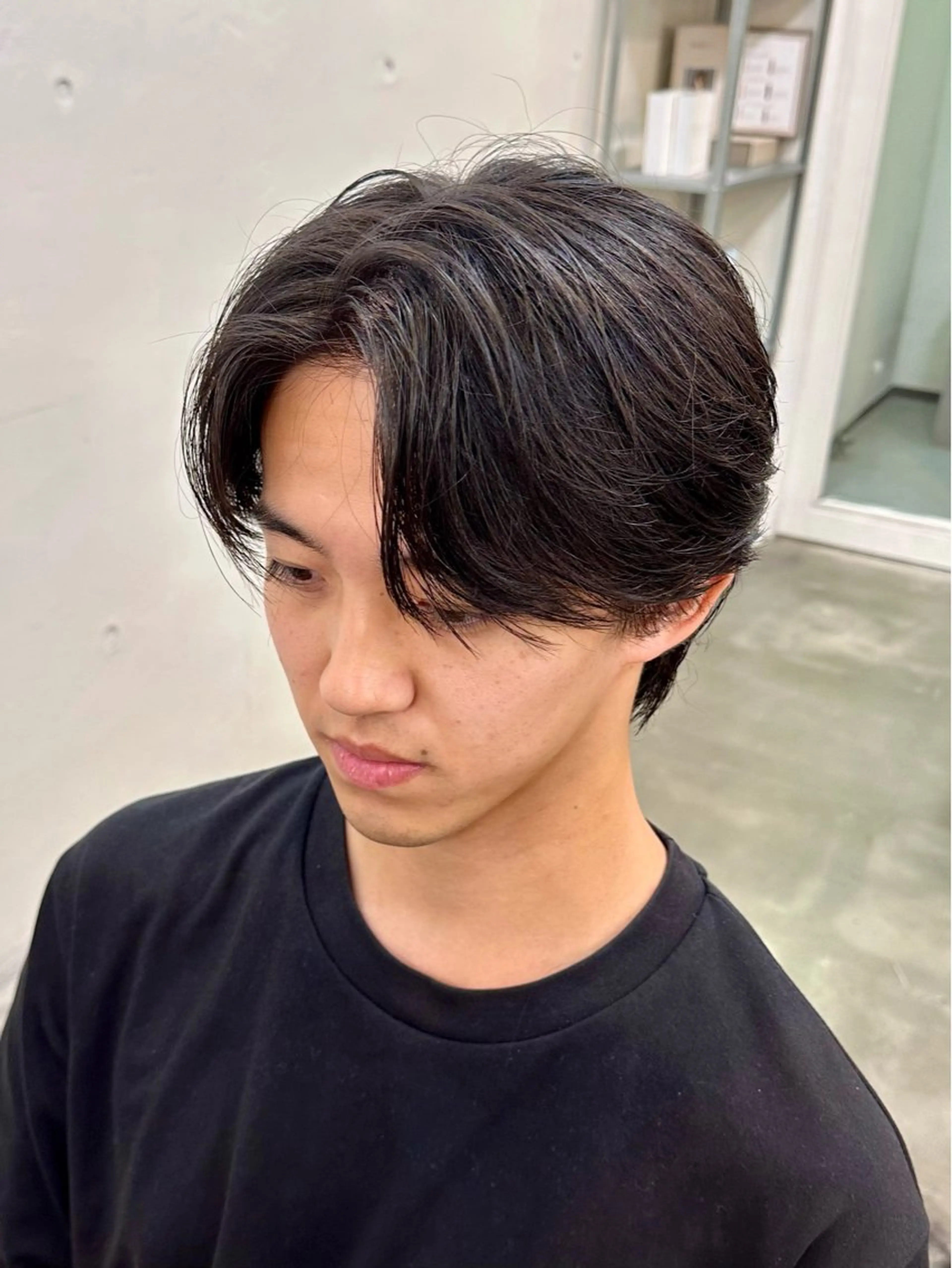 ミディアム メンズ カットモデル募集中/ たなかはやとのヘアスタイル