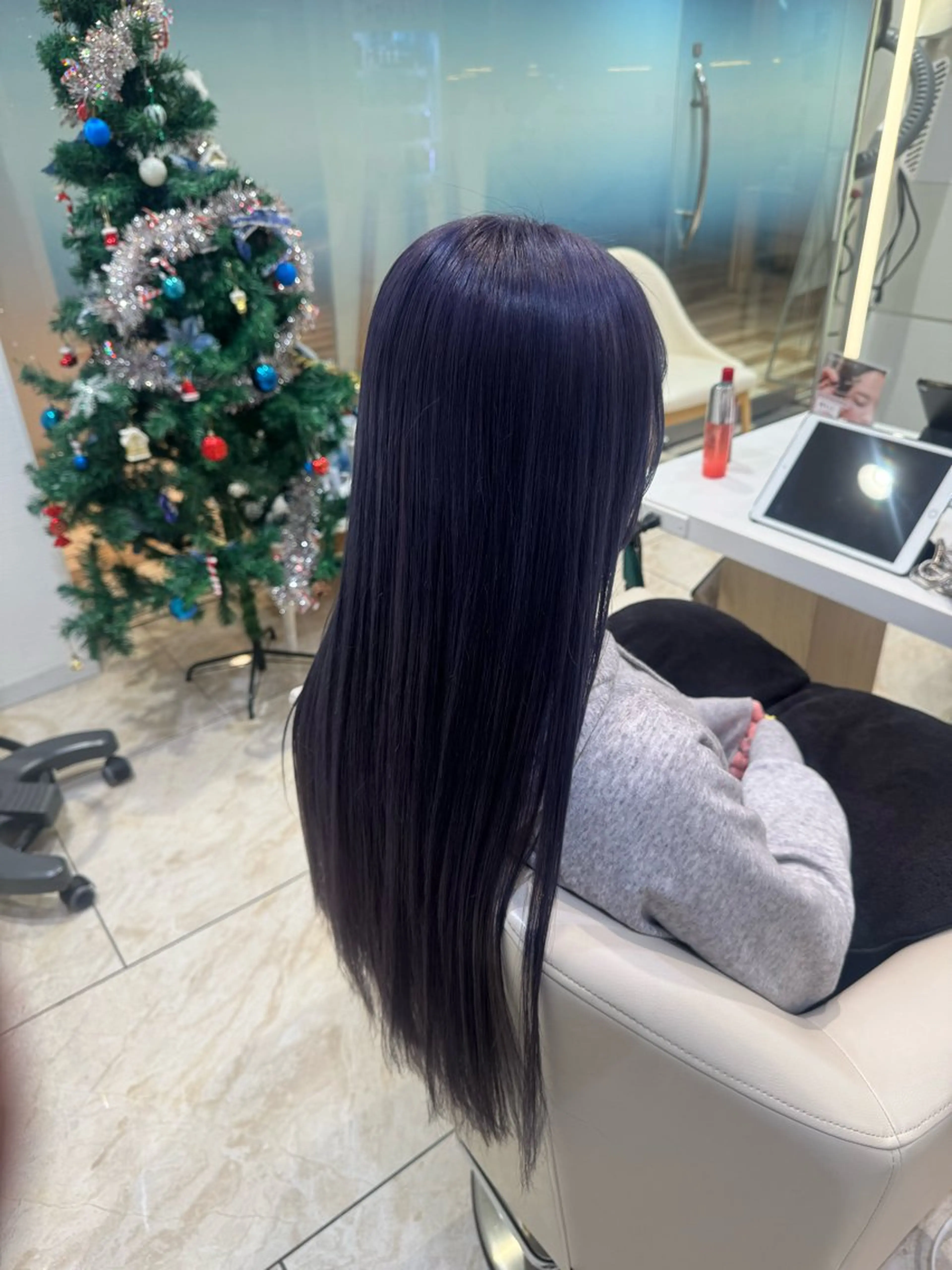 ロング カラー ヘアカラー ボブ✂️ スパ🫧kurehaのヘアスタイル