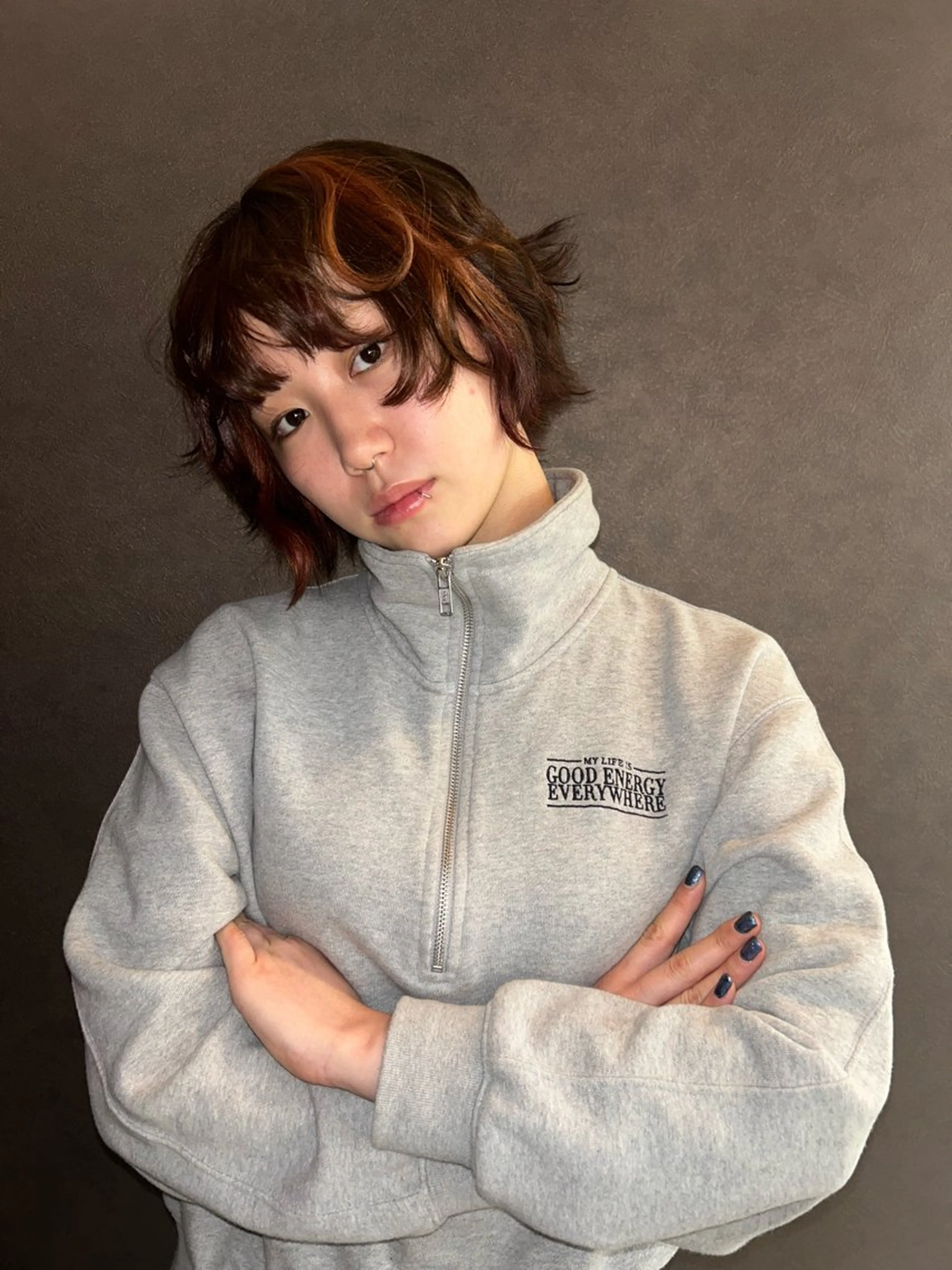 ショート カラー ブラウンカラー ヘアカラー ☕️結【suii.】 ボブ/ヘアセット☕️のヘアスタイル