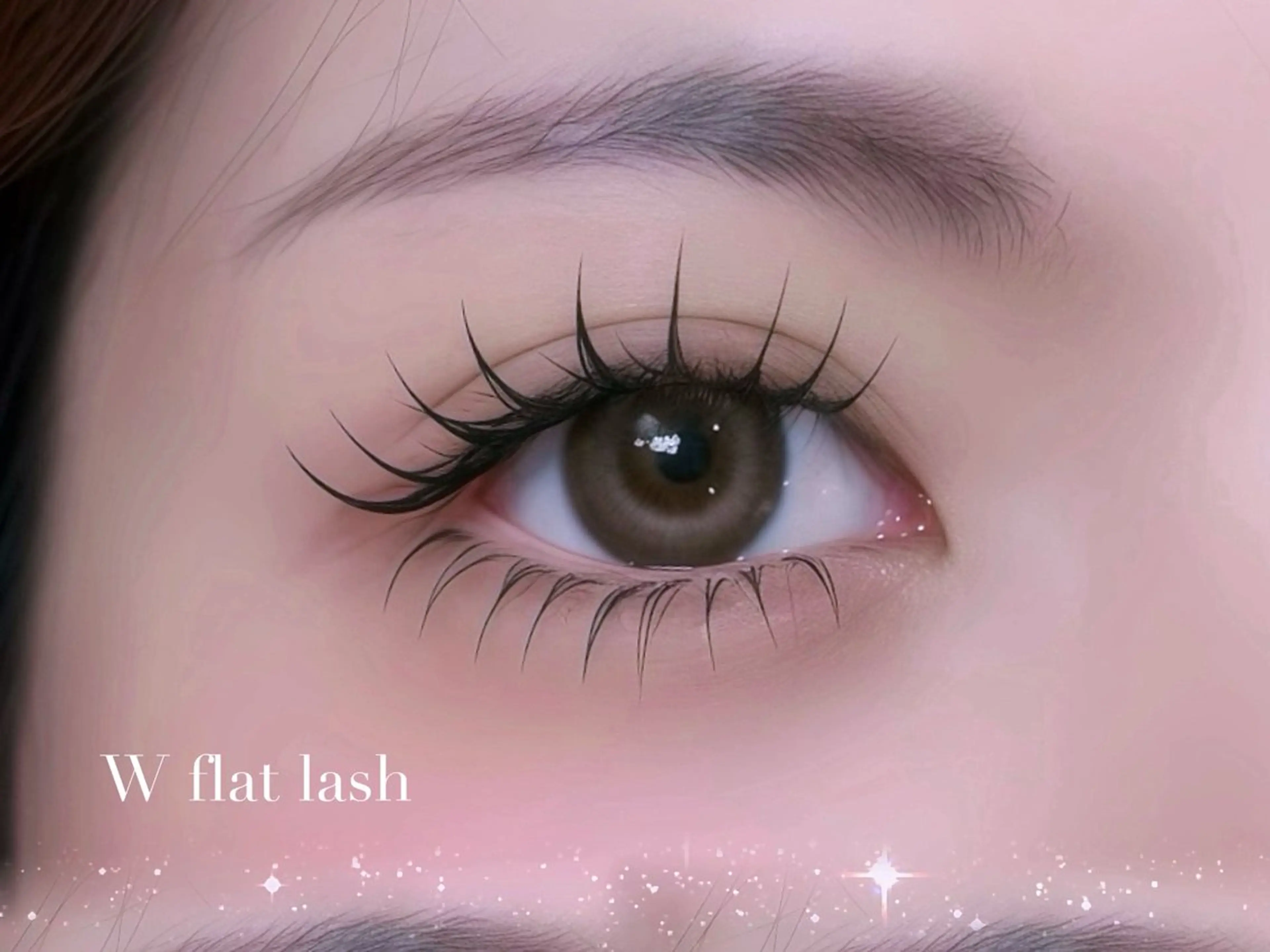 マツエク・マツパ 付け放題 バインドロック 束感まつ毛 フラットラッシュ ナチュラル マツエク YK Beauty Salonのマツエク・マツパデザイン