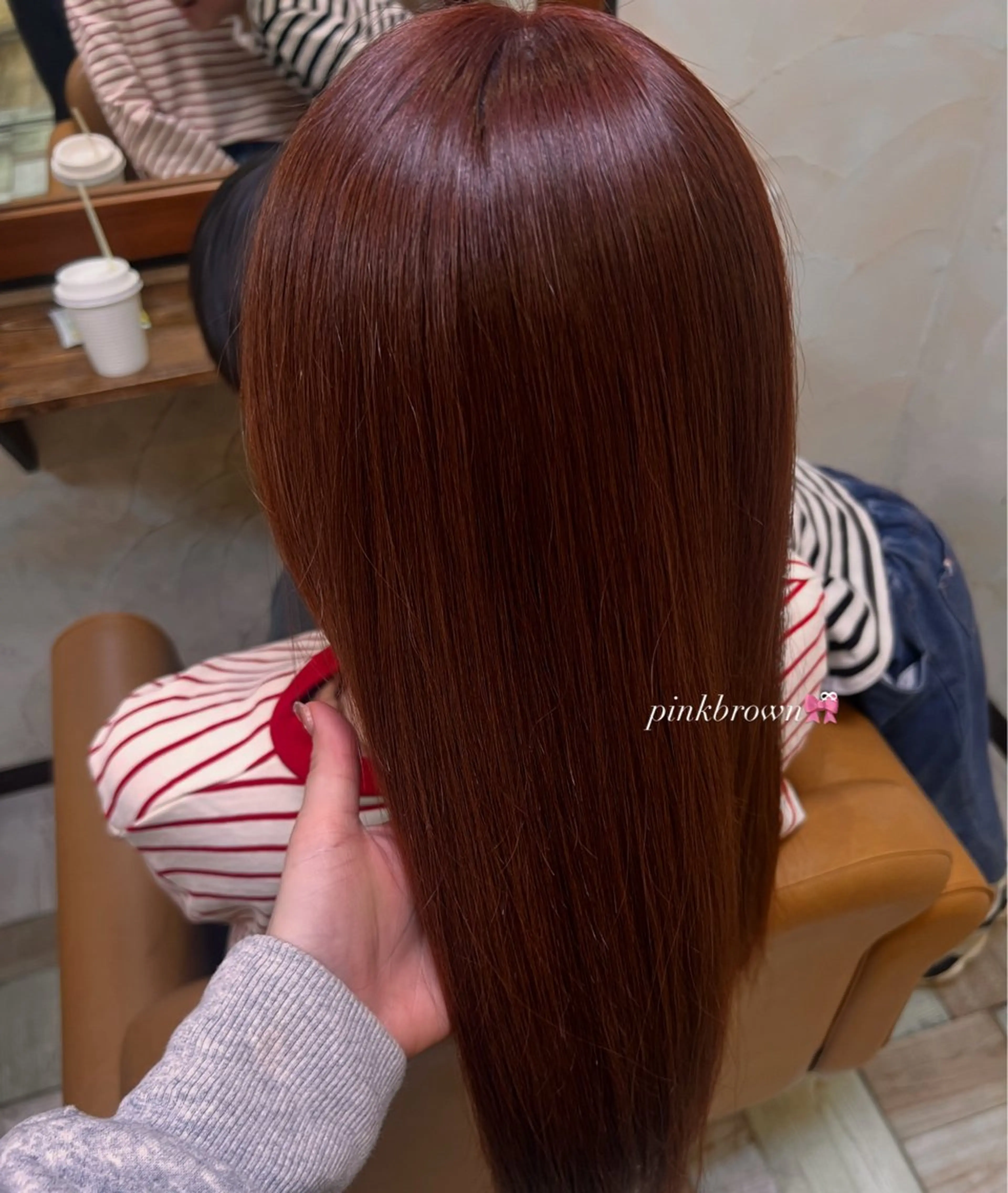 ロング 青木 舞佳のヘアスタイル