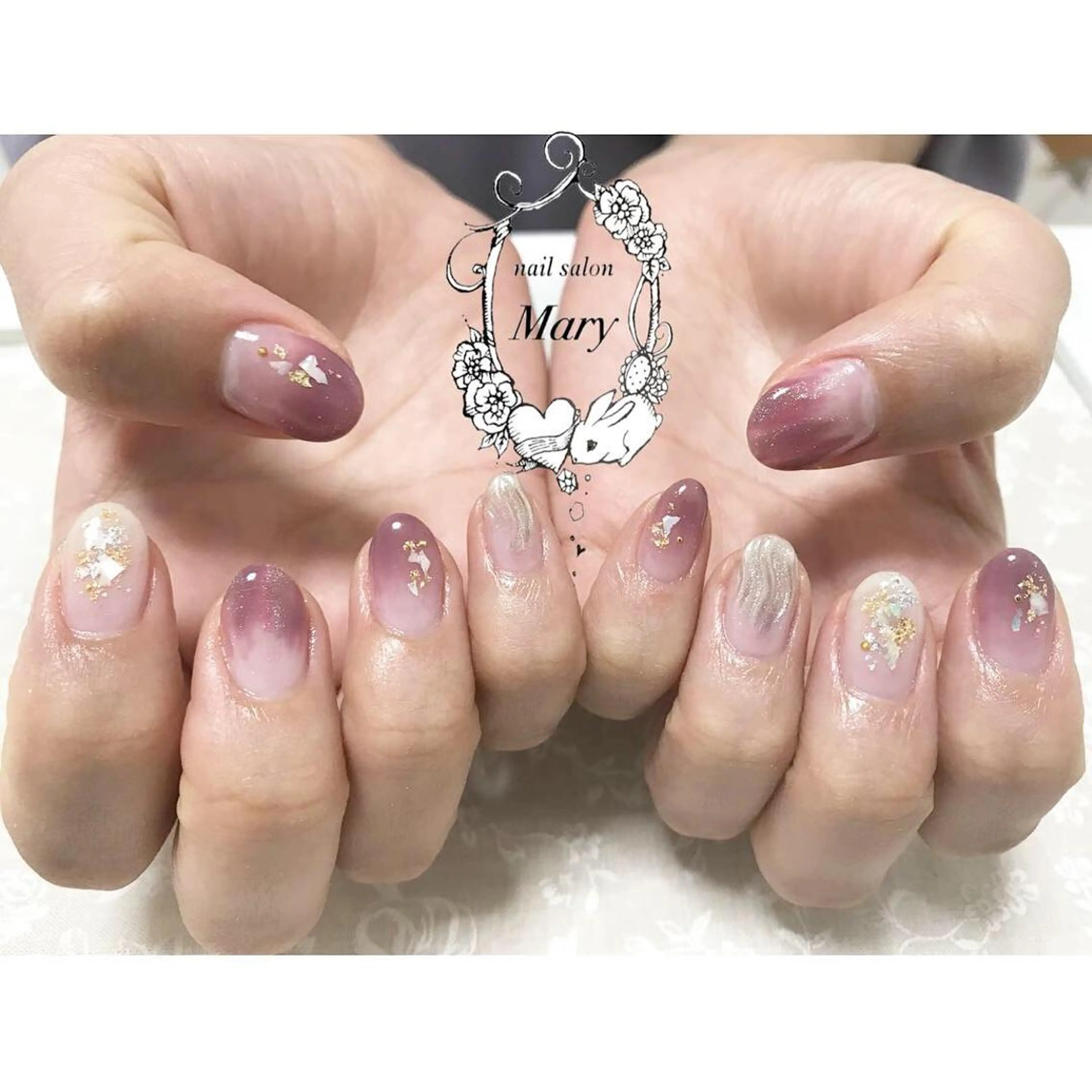 ネイル ニュアンスネイル WITH  NAIL ネイリストのネイルデザイン
